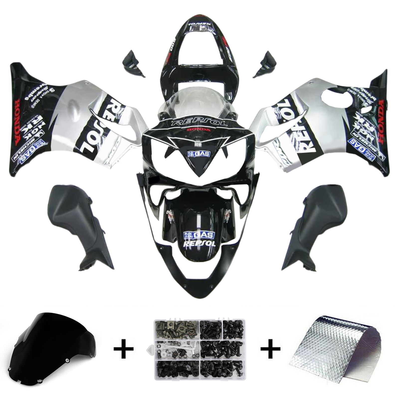 Honda CBR600 F4i 2001-2003 Kit Carenado Carrocería Plástico ABS