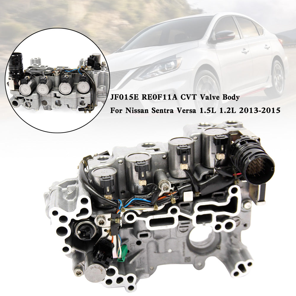 2013-2015 Nissan Grand Livina (GENESIS) NV200 Pulsar Sentra JF015E RE0F11A CVT Valve Body