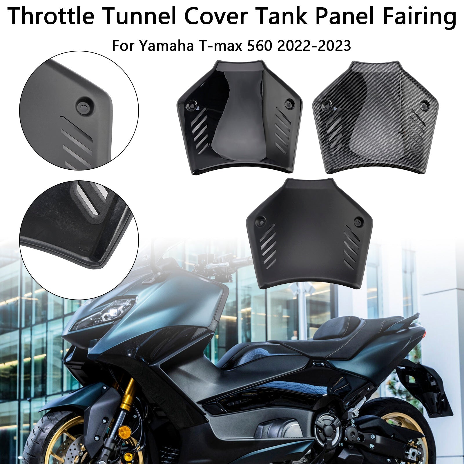 Throttle Tunnel Cover Tank Panel Fairing Yamaha Tmax 560 2022 2023