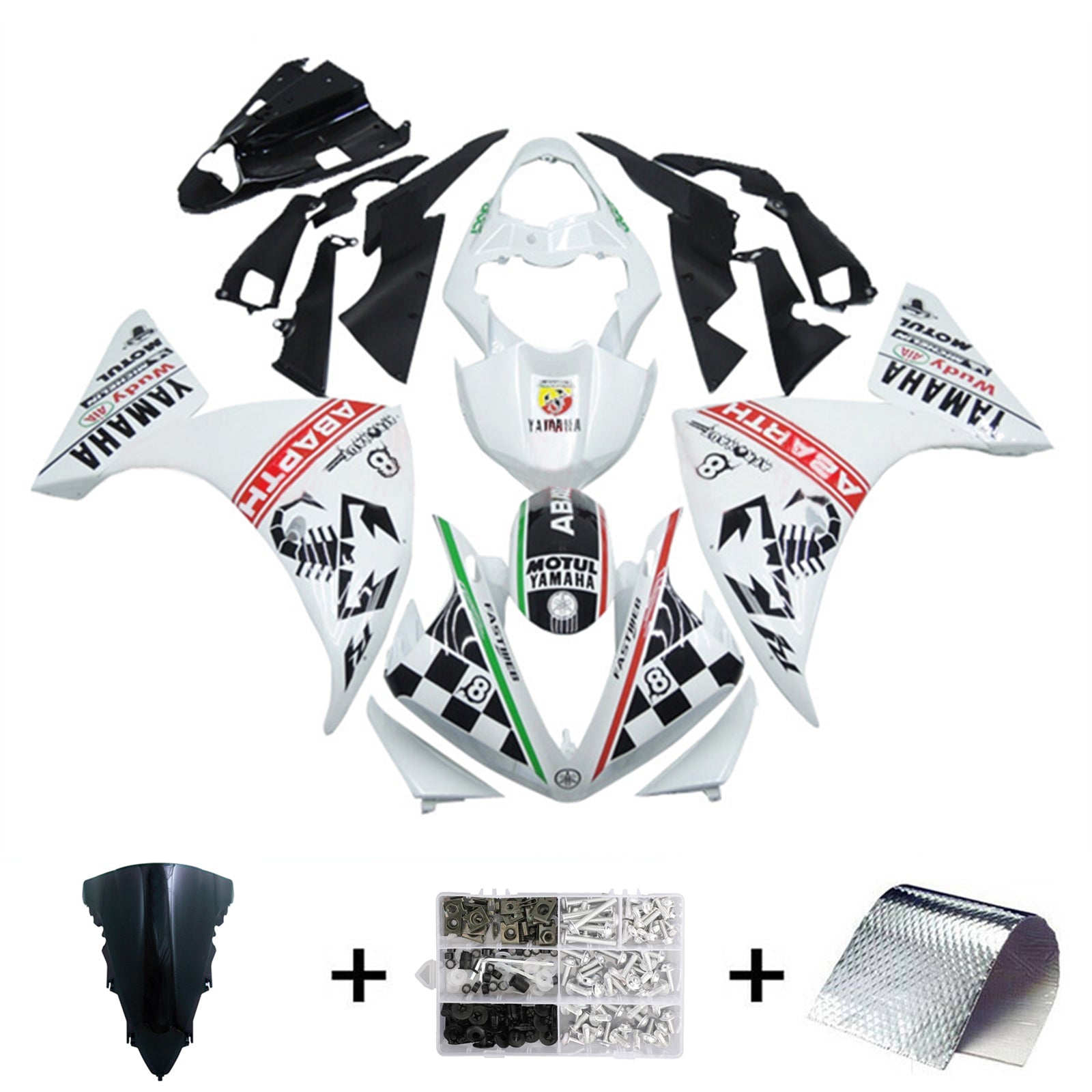 Yamaha YZF 1000 R1 2009-2011 Kit Carenado Carrocería Plástico ABS