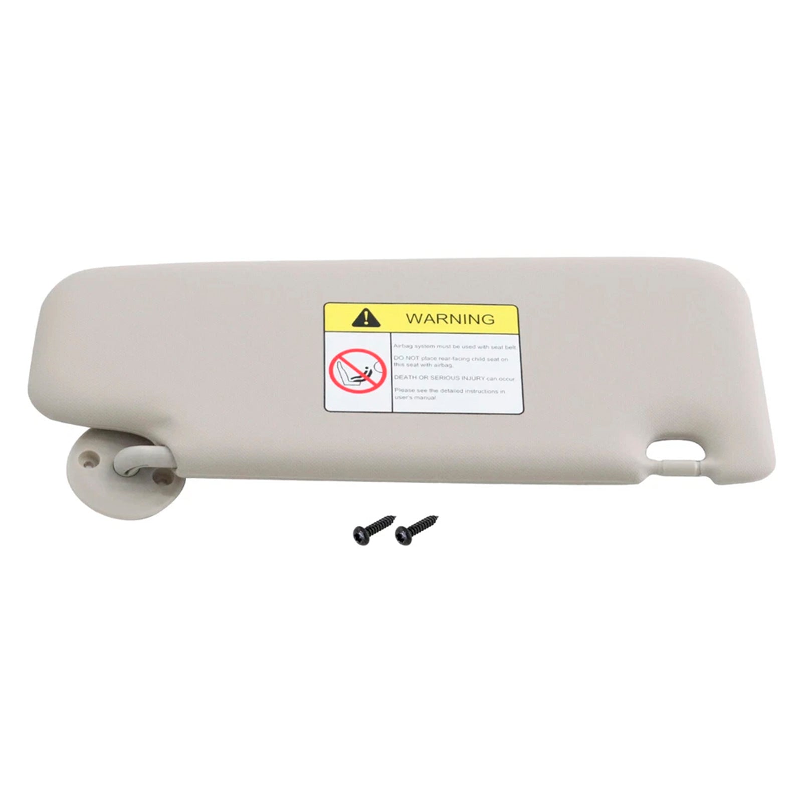 Gray Left Side Sun Visor 42478247 For Chevrolet Sonic 2012-2019