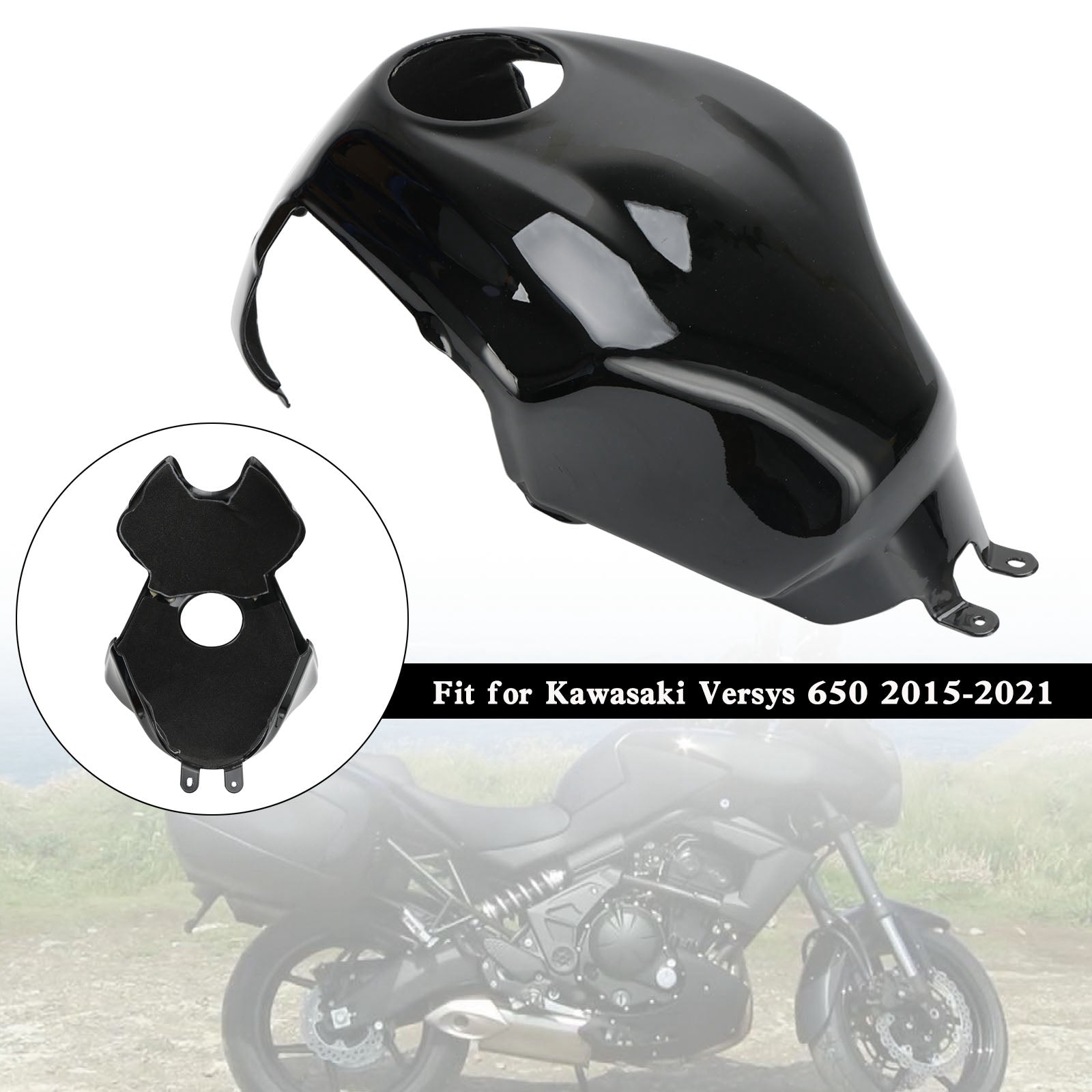 Kawasaki Versys 650 2015-2021 Gas Tank Cover Guard Fairing Protector