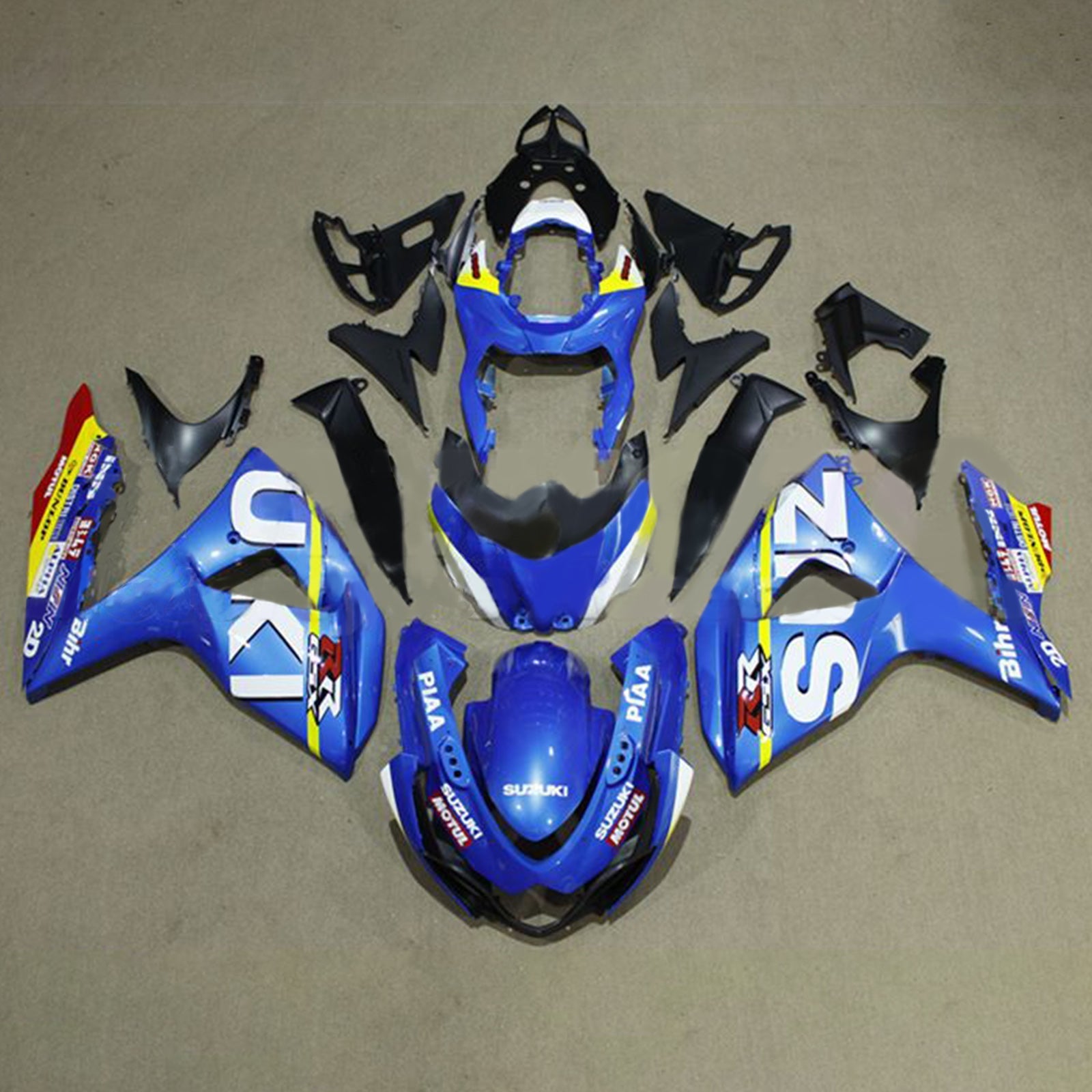 Amotopart Suzuki GSXR1000 2009-2016 K9 Fairing Kit Bodywork Plastic ABS