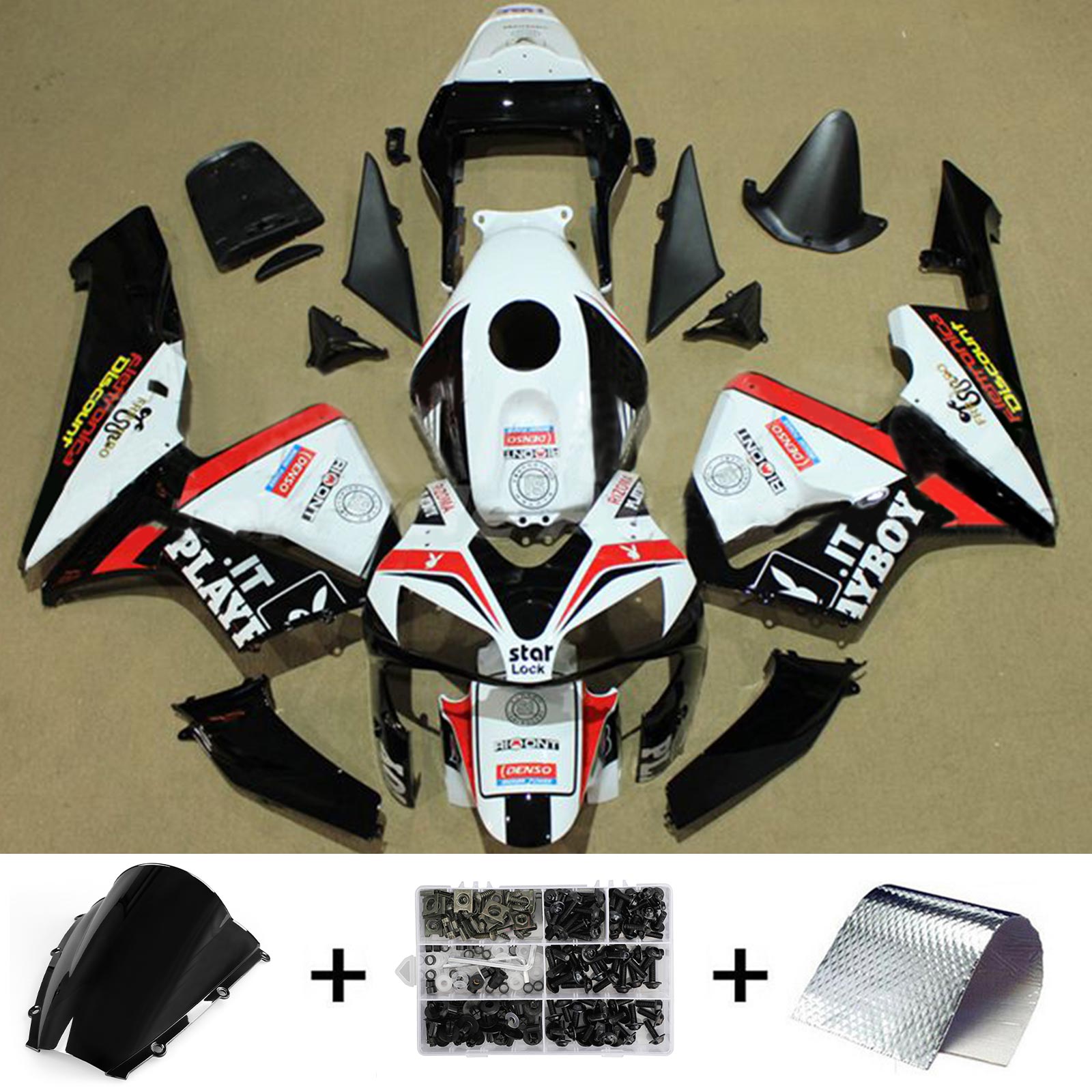 Honda CBR600RR 2003-2004 F5 Fairing Kit Bodywork Plastic ABS