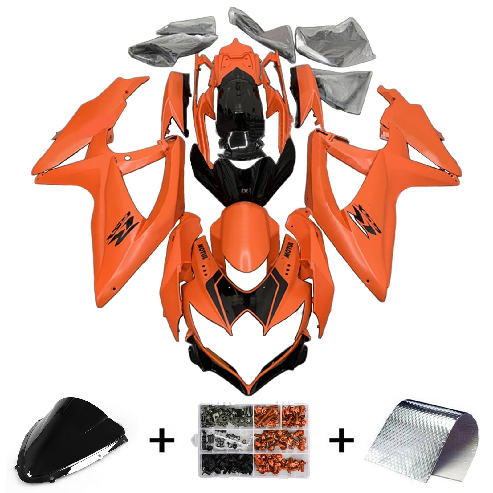 Suzuki GSXR 600/750 2008-2010 K8 Fairing Kit Bodywork Plastic ABS