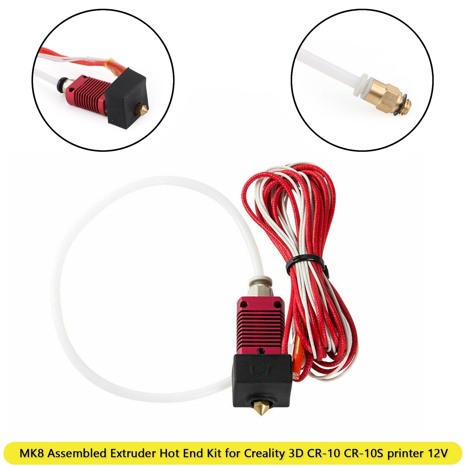 3D Printer Upgrade Extruder Hot End Kit 12V fit for Creality 3D CR-10 CR-10S