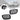 2004-2006 BMW X-Series X5 E53 Gloss Black Front Kidney Grille Grill