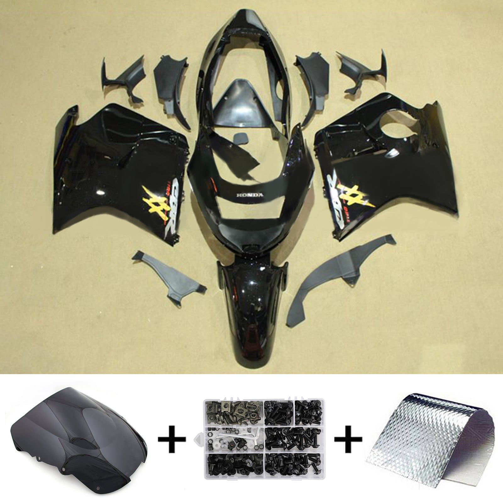 Honda CBR1100XX SuperBlackBird 1996-2007 Fairing Kit Bodywork ABS