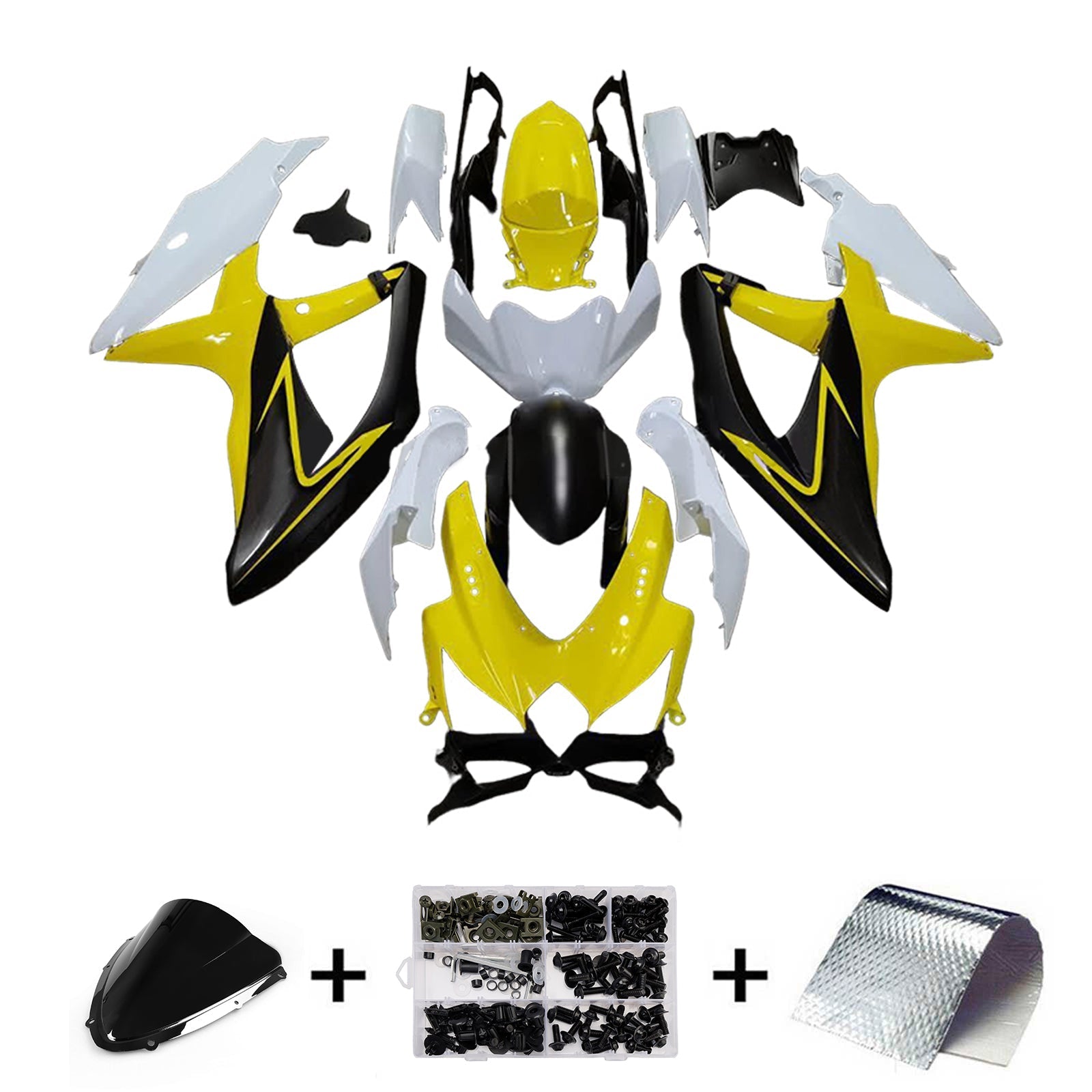 Injection Fairing Kit Bodywork Plastic ABS For Suzuki GSXR 600/750 2008-2010 K8