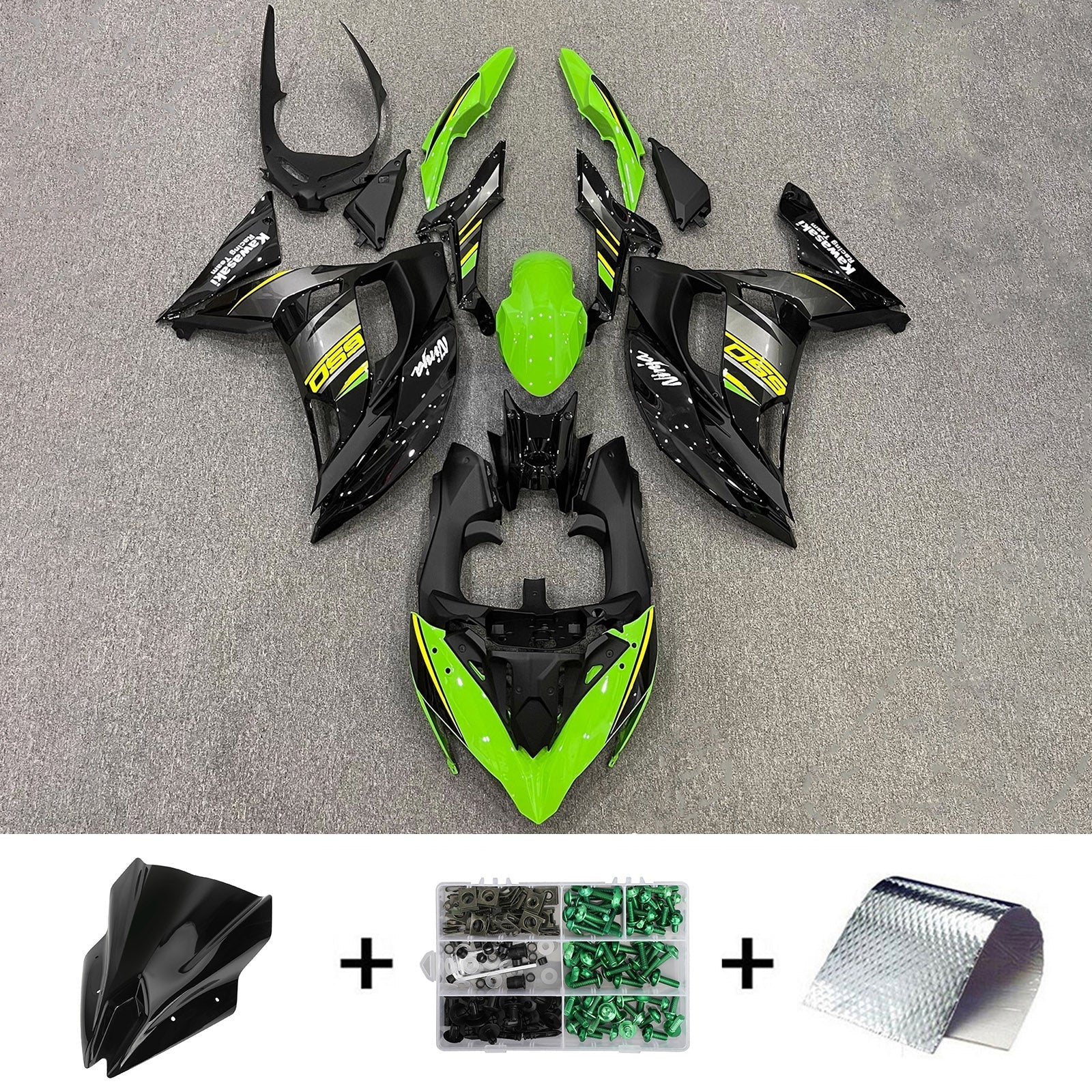 Kawasaki ER6F/Ninja650R 2017-2019 Kit Carenado Carrocería Plástico ABS