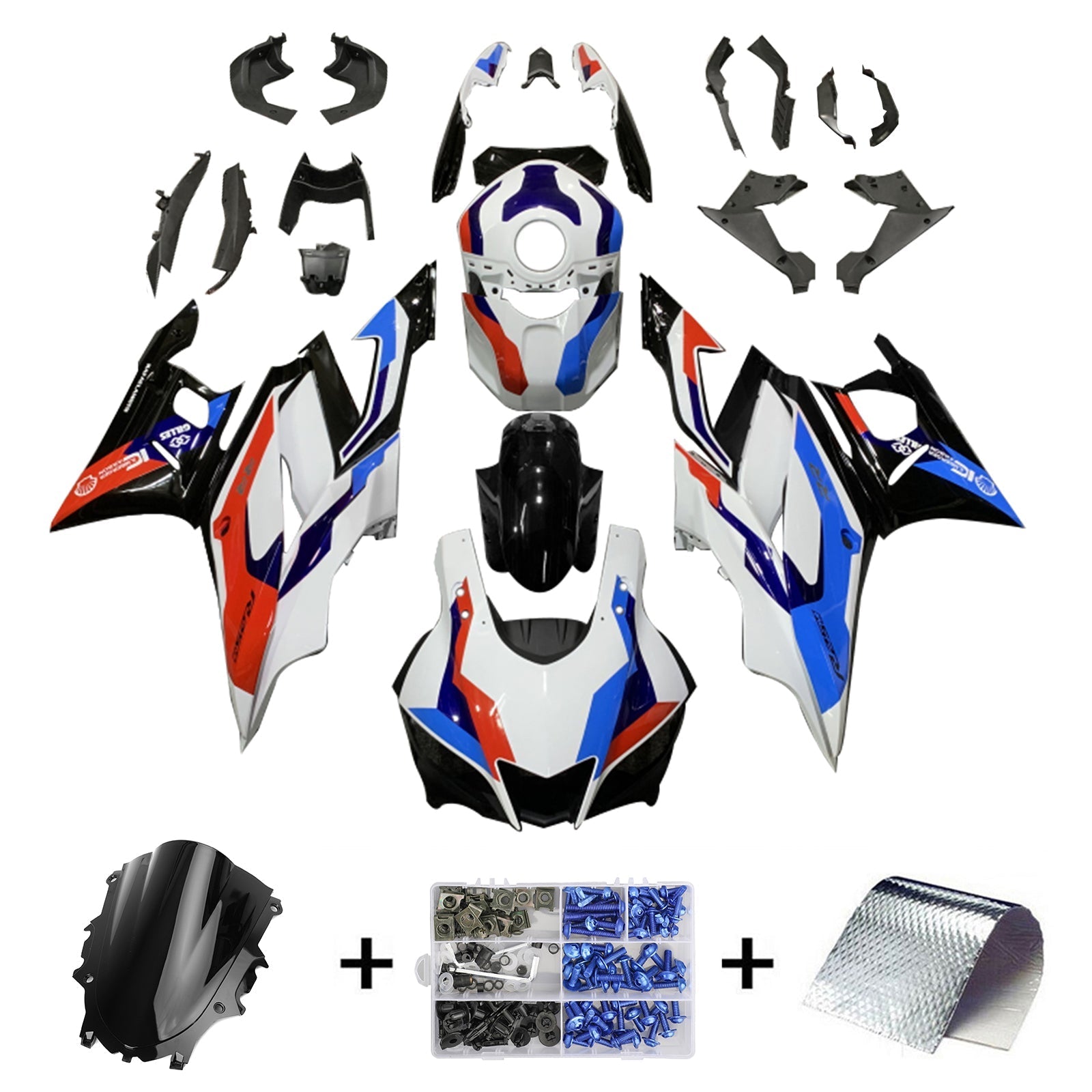 Yamaha YZF-R3 R25 2019-2021 Kit Carenado Carrocería Plástico ABS