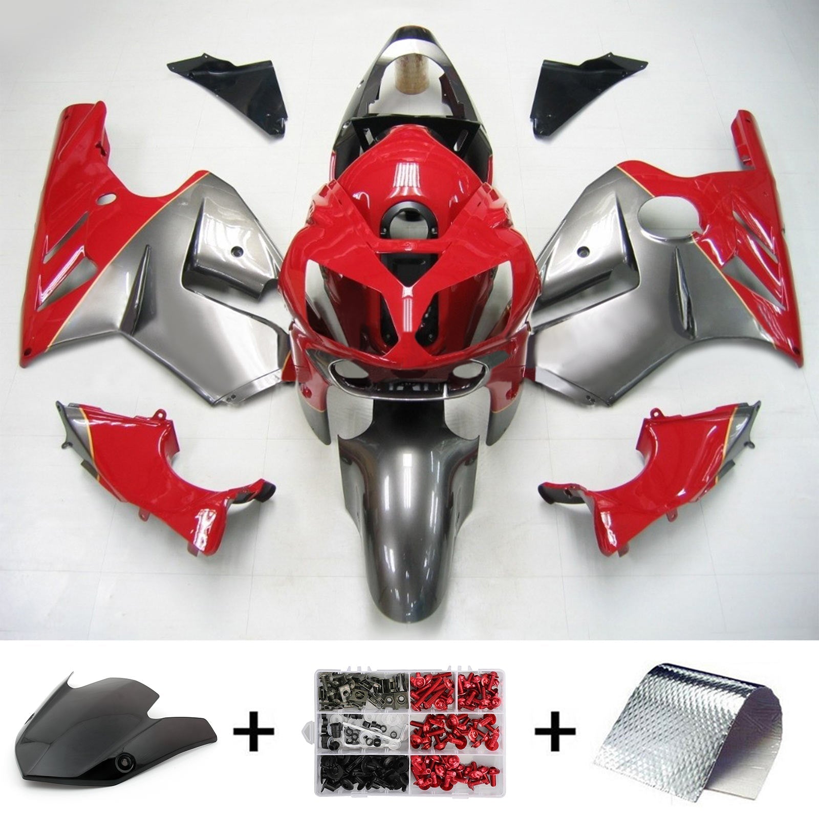 Kawasaki ZX12R 2002-2005 Fairing Kit Bodywork Plastic ABS