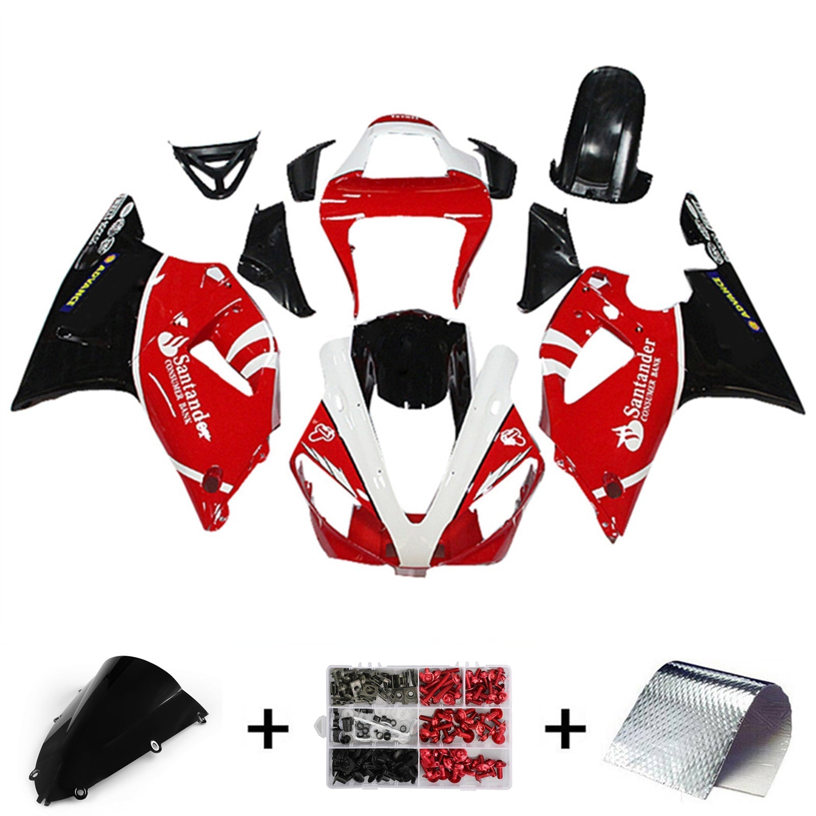 Yamaha YZF 1000 R1 1998-1999 Kit Carenado Carrocería Plástico ABS