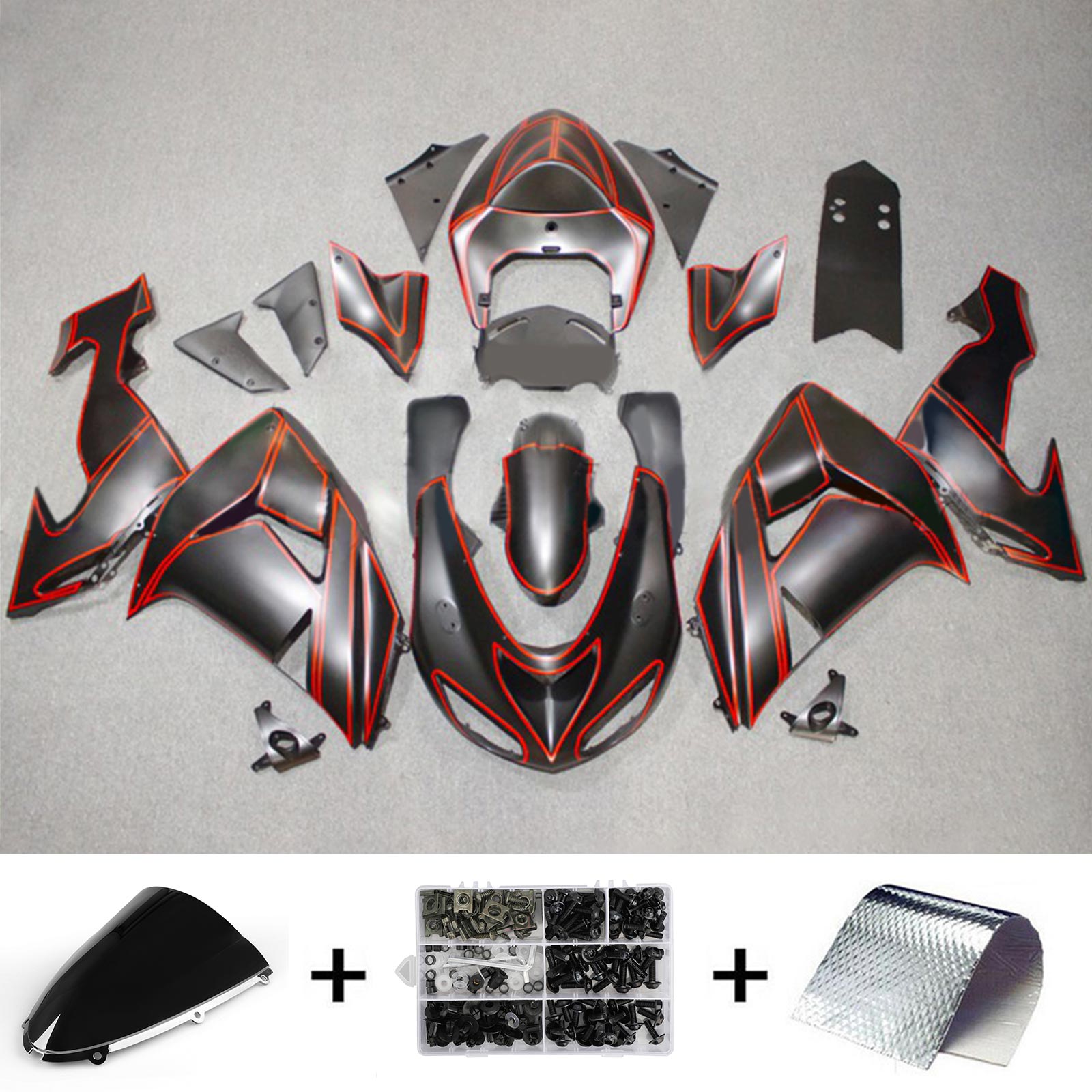 Kit Carenado Kawasaki ZX10R 2006-2007 Carrocería Plástico ABS