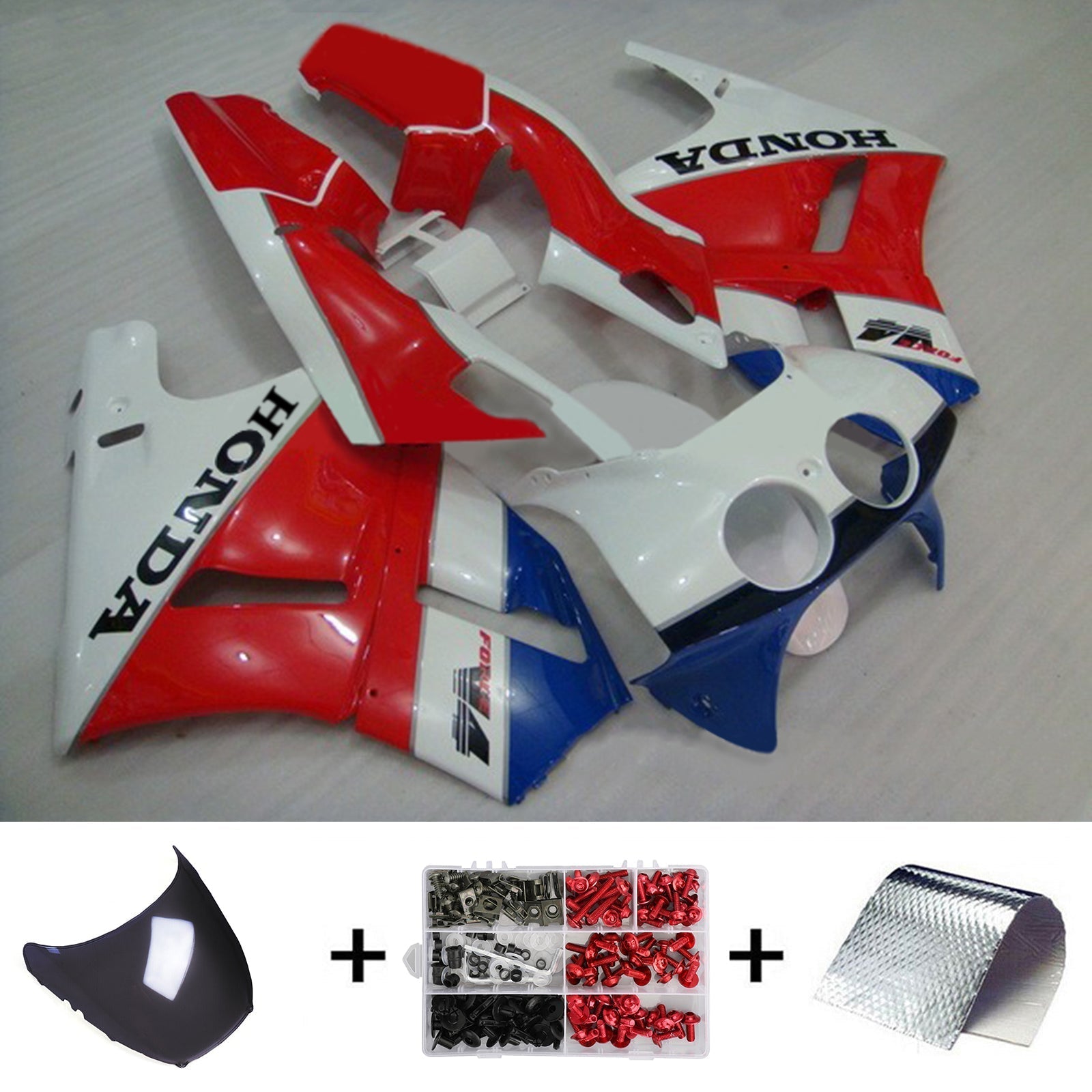 Honda VFR400R NC30 1988-1992 Fairing Kit Bodywork Plastic ABS