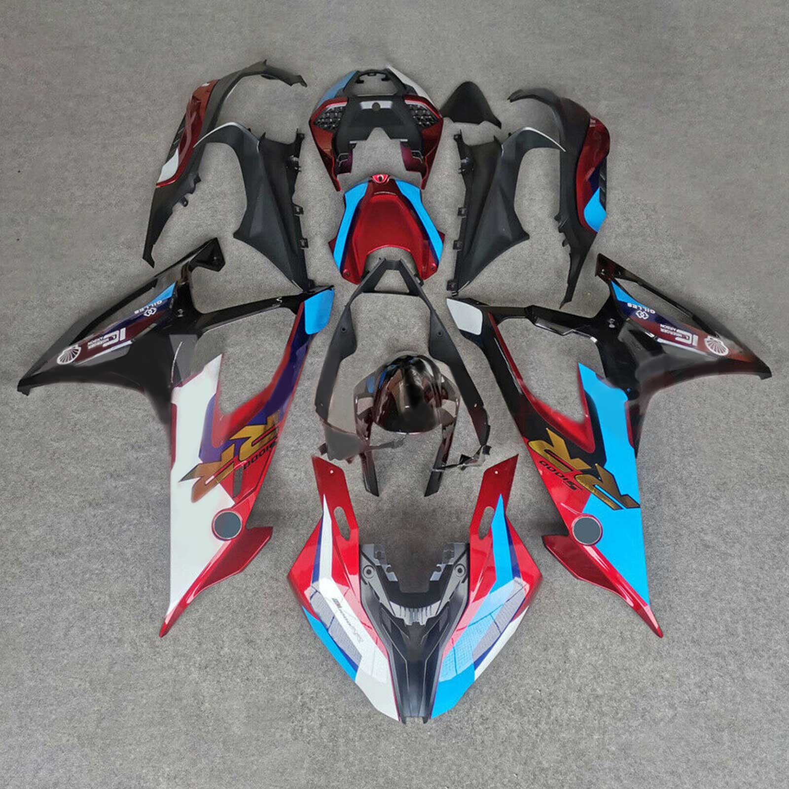 Injection Fairing Kit Bodywork Plastic ABS fit For BMW S1000RR 2019-2022 Generic