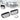 2016-2019 Fit BMW X1 F48 F49 2PCS Gloss Black Front Kidney Grill Grille