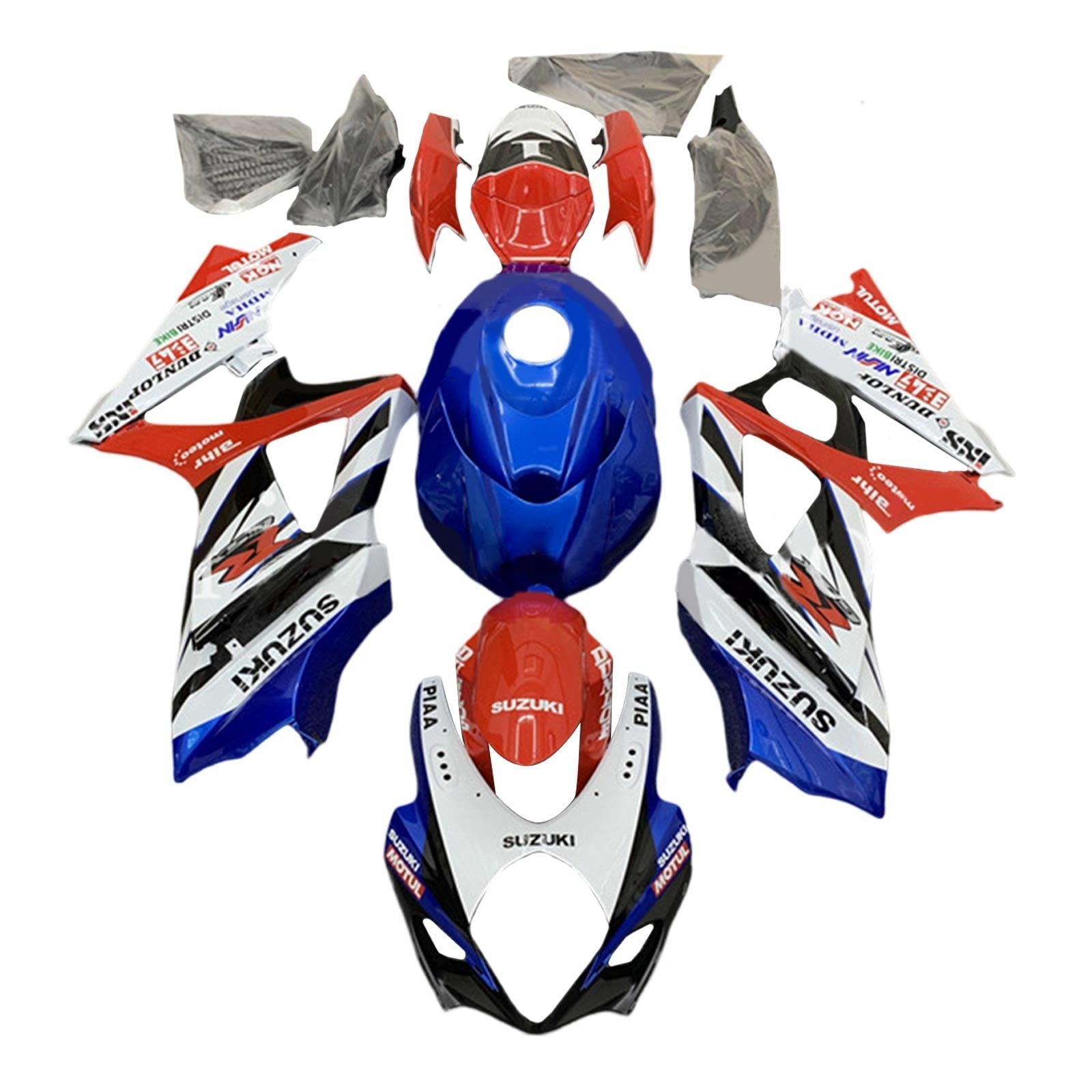 Suzuki GSXR1000 2007-2008 K7 Fairing Kit Bodywork Plastic ABS