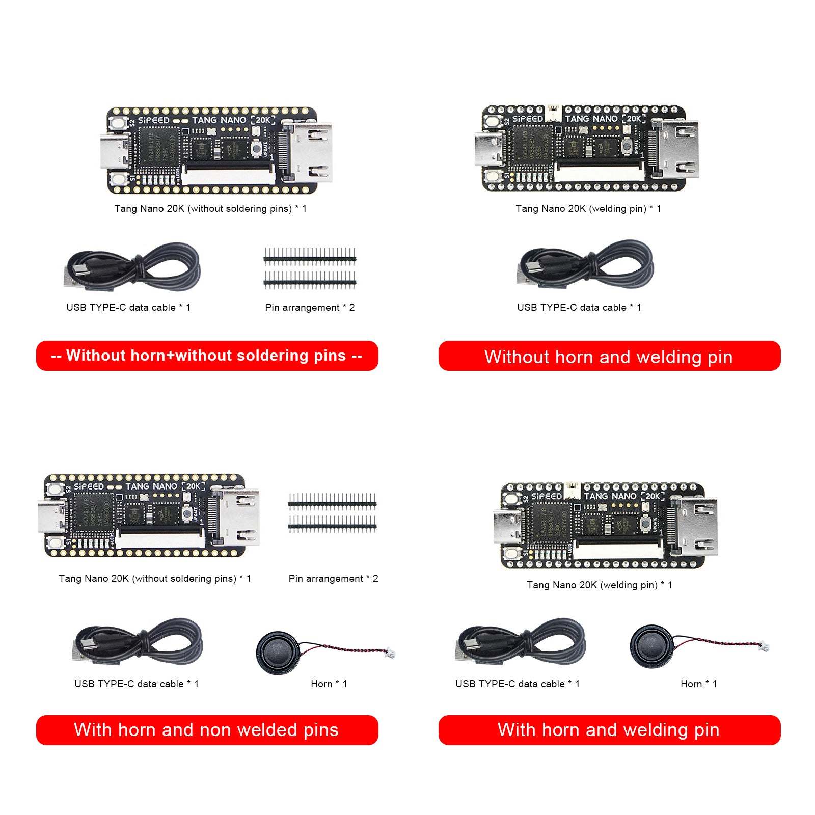 Sipeed Tang Nano 20K Development Board Open Source FPGA Retro Game with Speaker