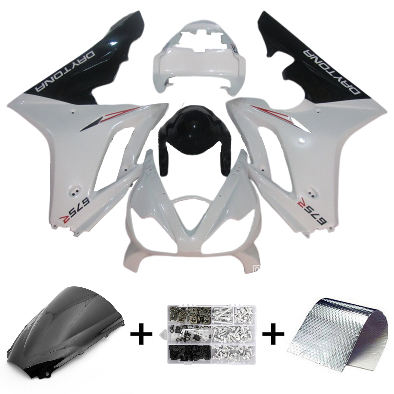 Triumph Daytona 675 2006-2008 Fairing Kit Bodywork Plastic ABS