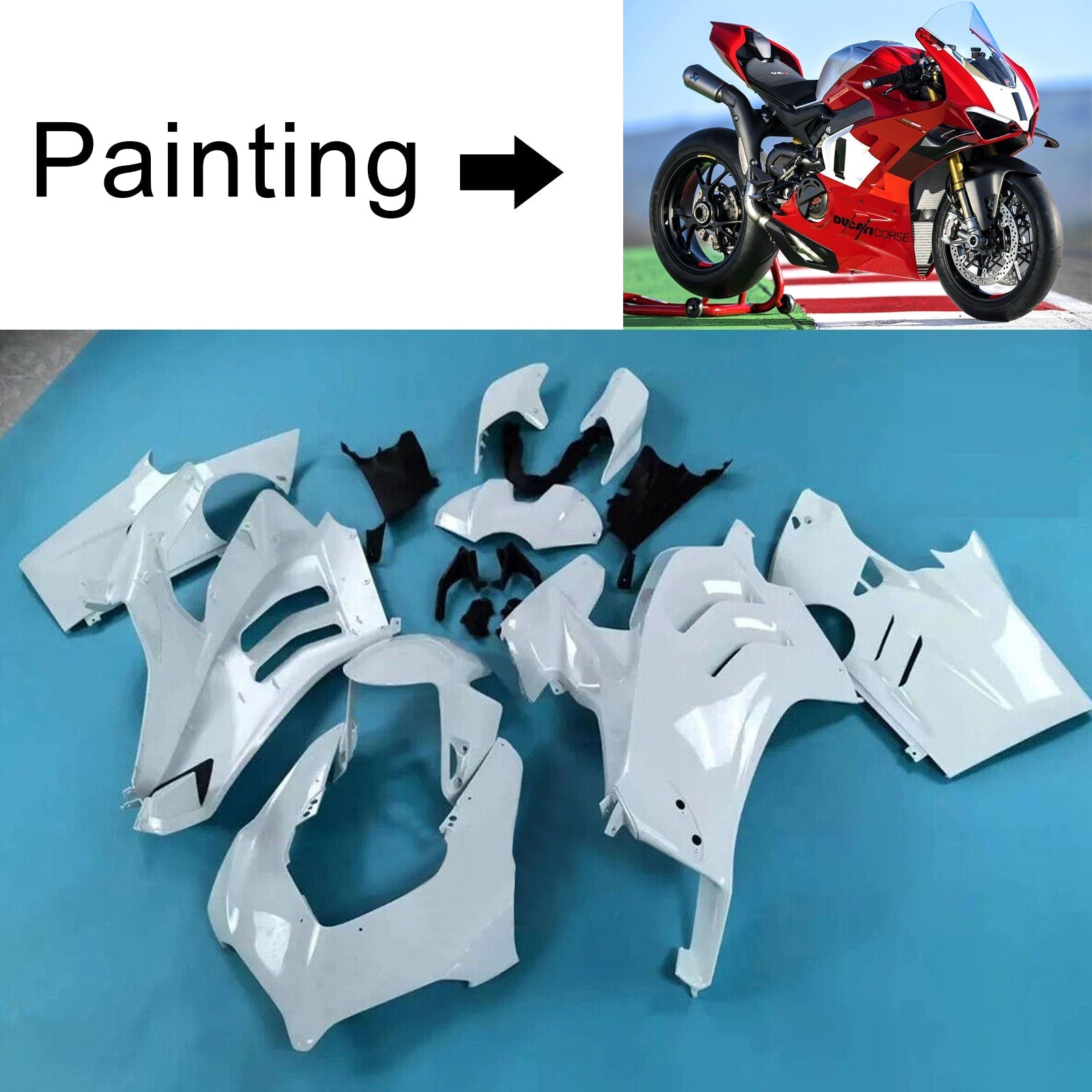 Ducati Panigale V4/V4S 22-24 V4SP/V4R 23-24 Kit Carenado Carrocería