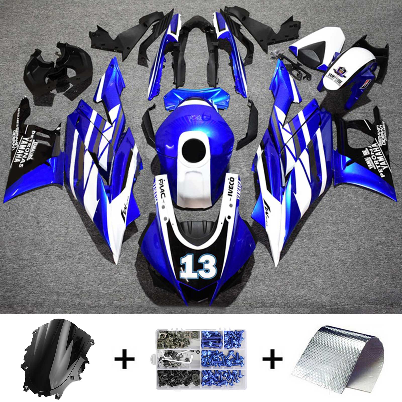 Yamaha YZF-R3 R25 2022-2024 Fairing Kit Bodywork Plastic ABS