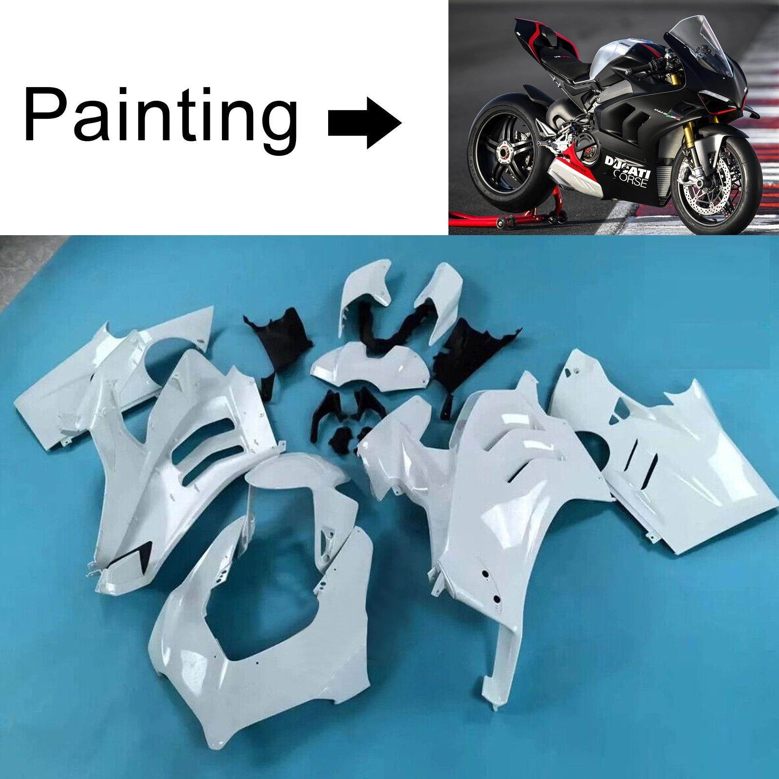 Ducati Panigale V4/V4S 22-24 V4SP/V4R 23-24 Kit Carenado Carrocería