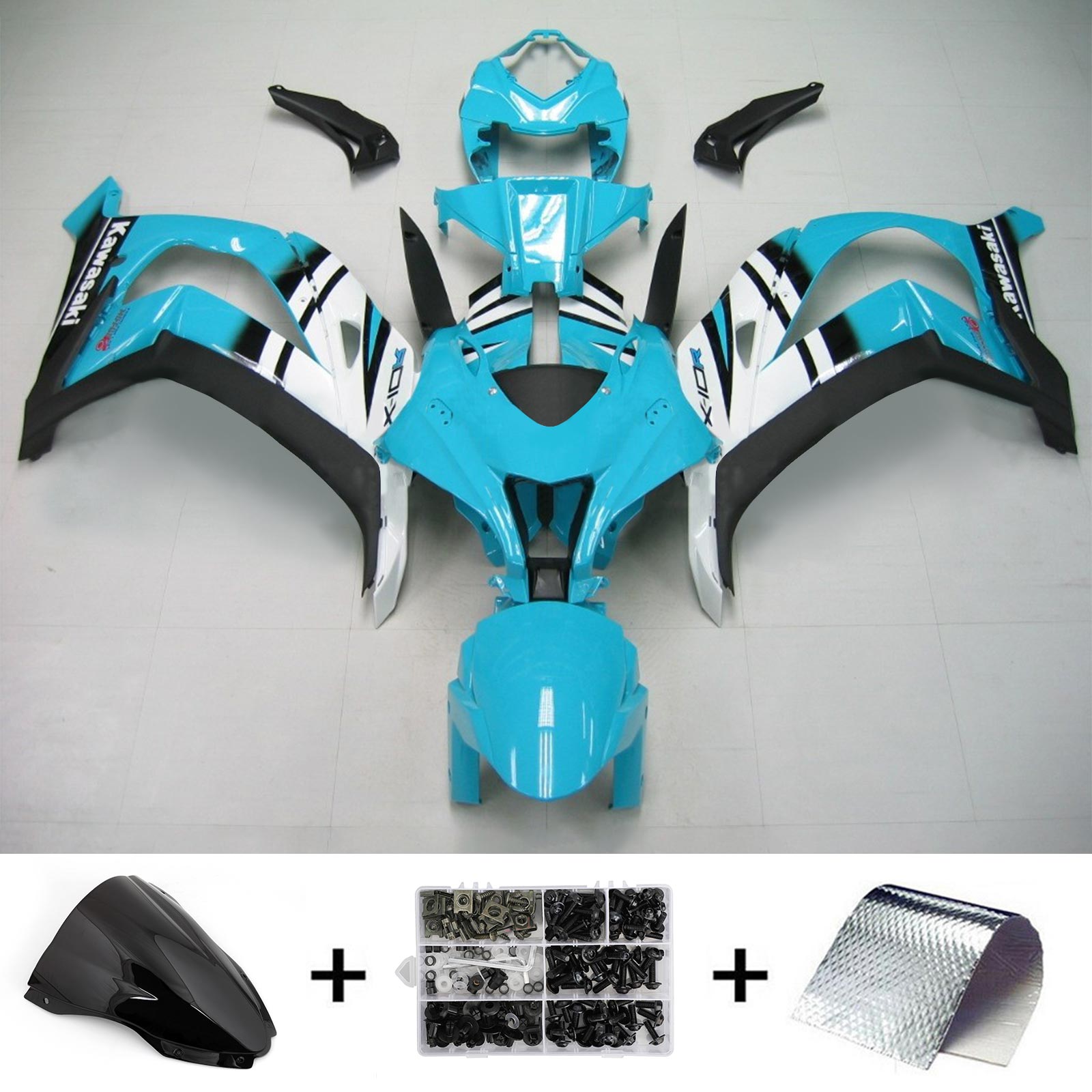 Kawasaki ZX-10R ZX-10RR 2021-2024 Fairing Kit Bodywork ABS