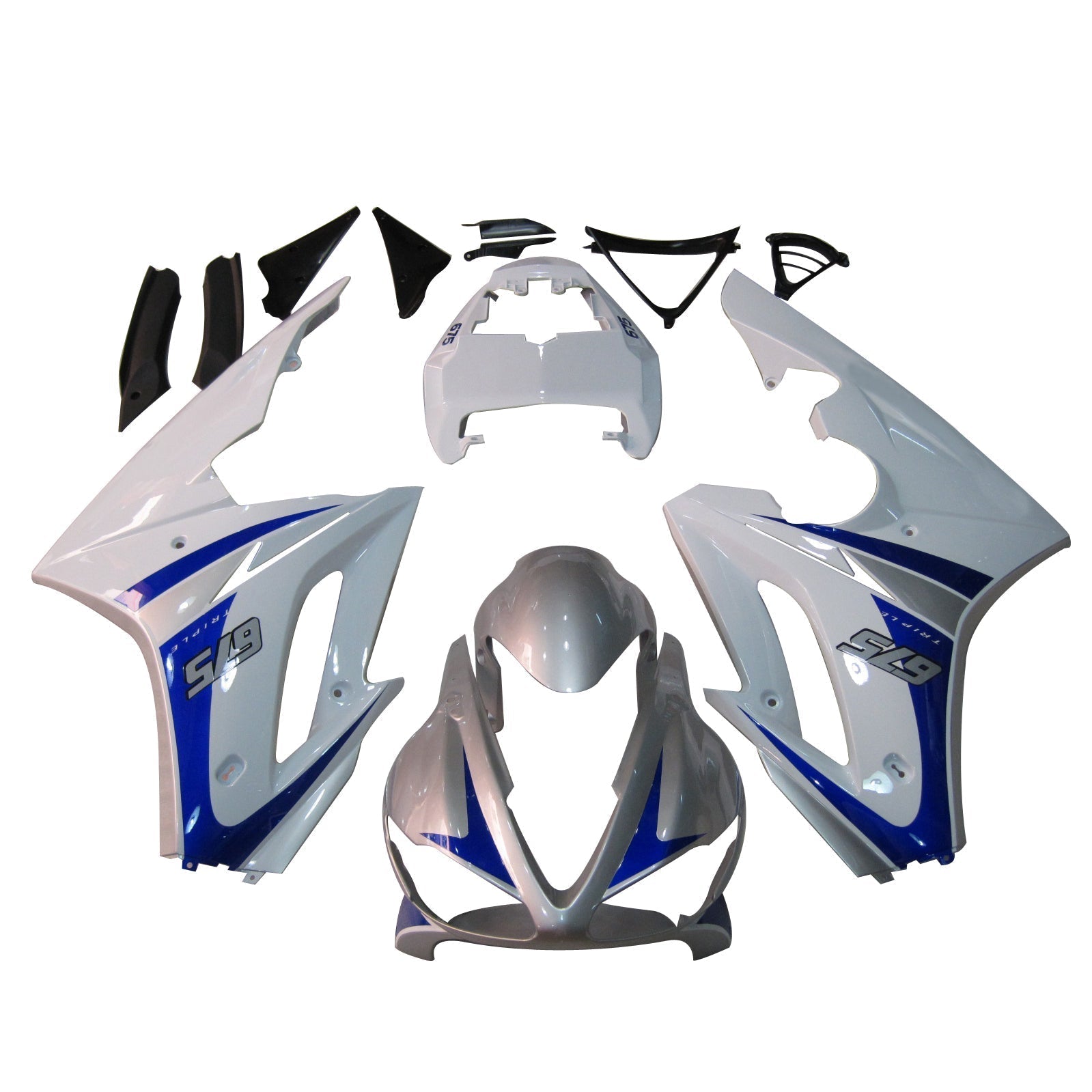 Fairings Triumph Daytona 675 White Blue 675 (2006-2008) Generic