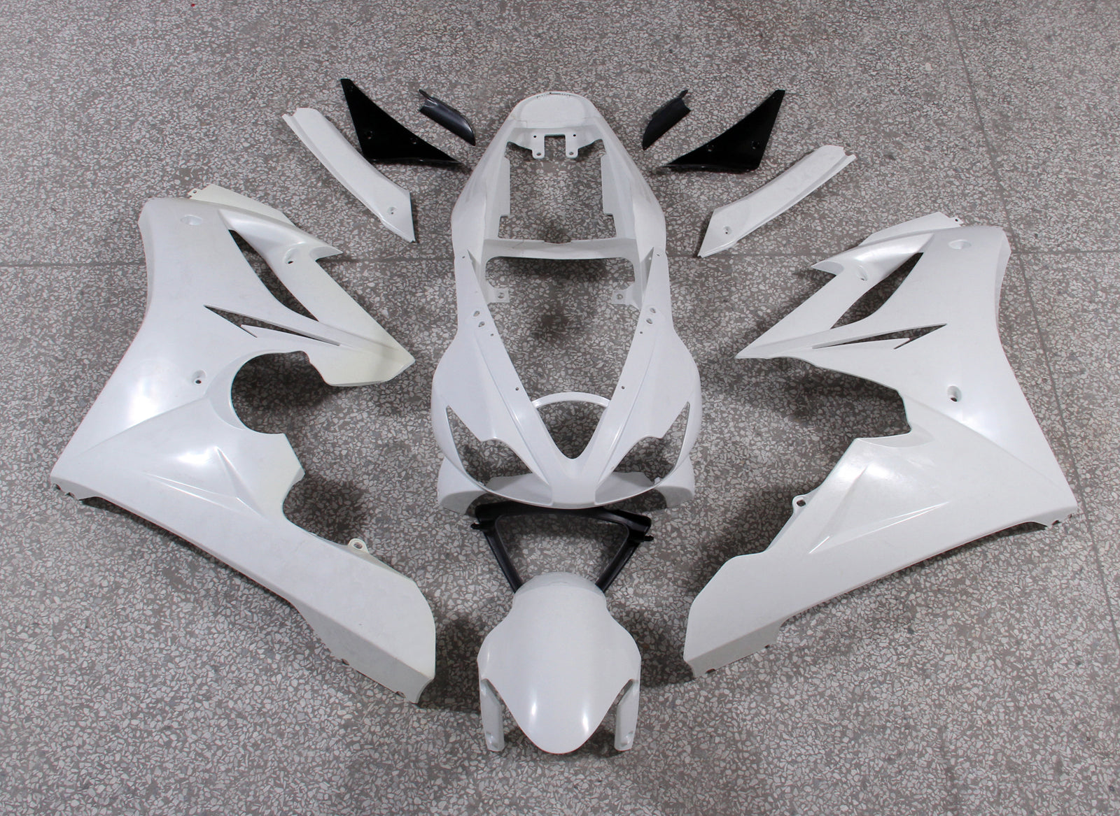 Fairings 2006-2008 Triumph Daytona 675 White Blue Daytona Generic