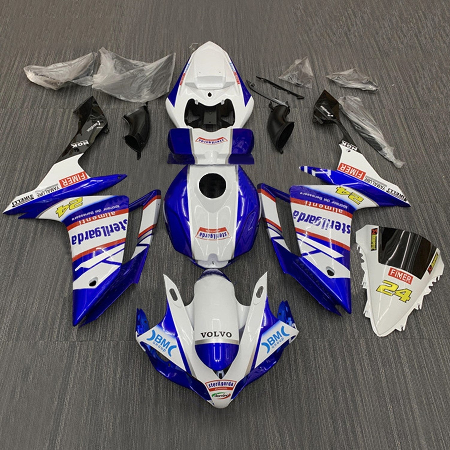 Yamaha YZF 1000 R1 2007-2008 Fairing Kit Bodywork Plastic ABS