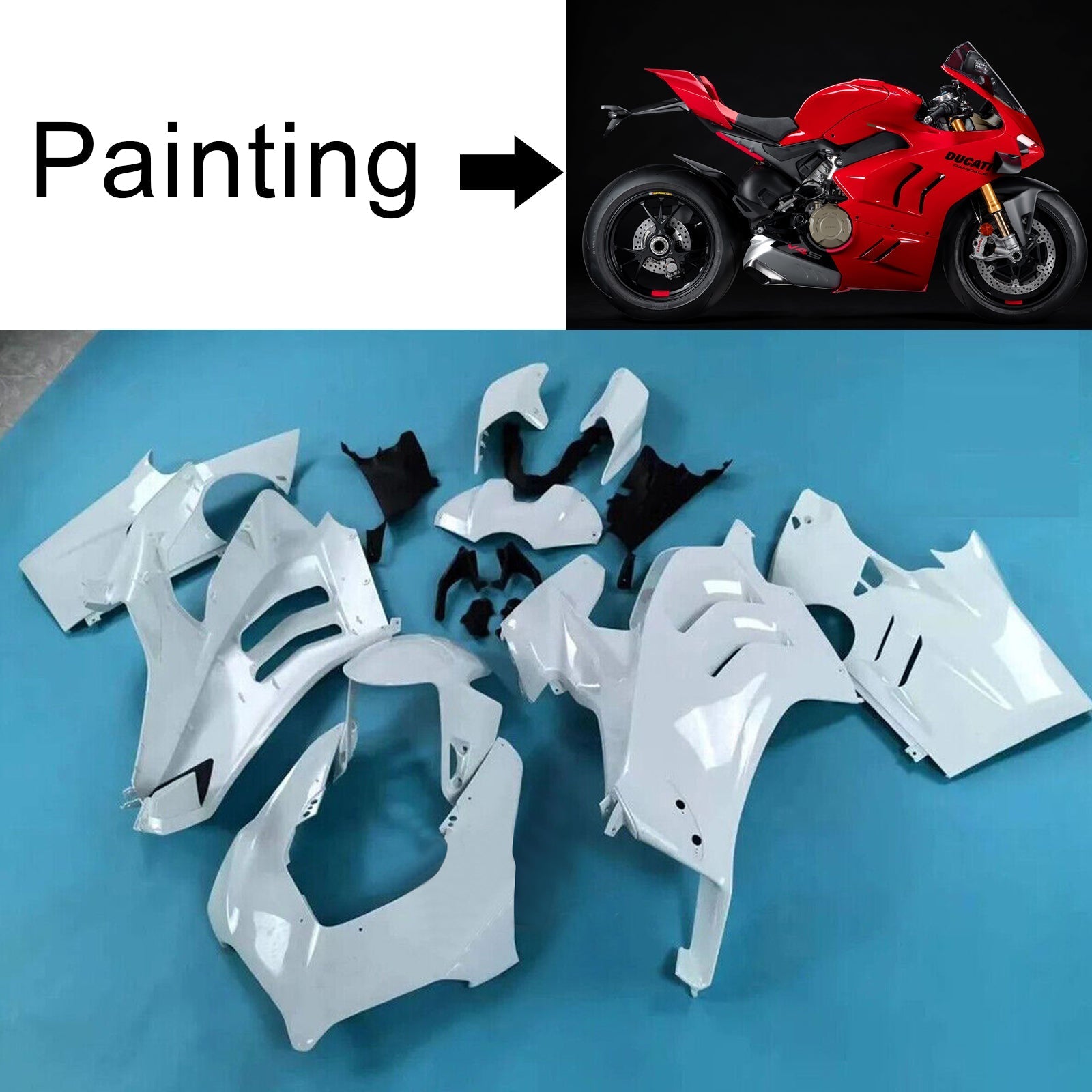 Ducati Panigale V4/V4S 22-24 V4SP/V4R 23-24 Kit Carenado Carrocería