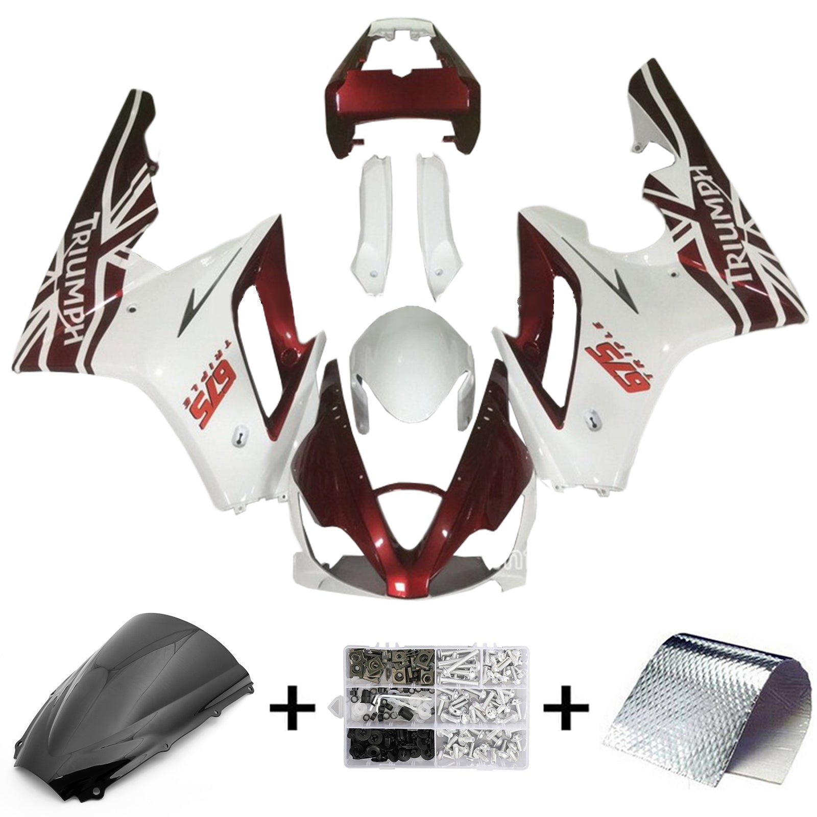 Triumph Daytona 675 2006-2008 Fairing Kit Bodywork Plastic ABS