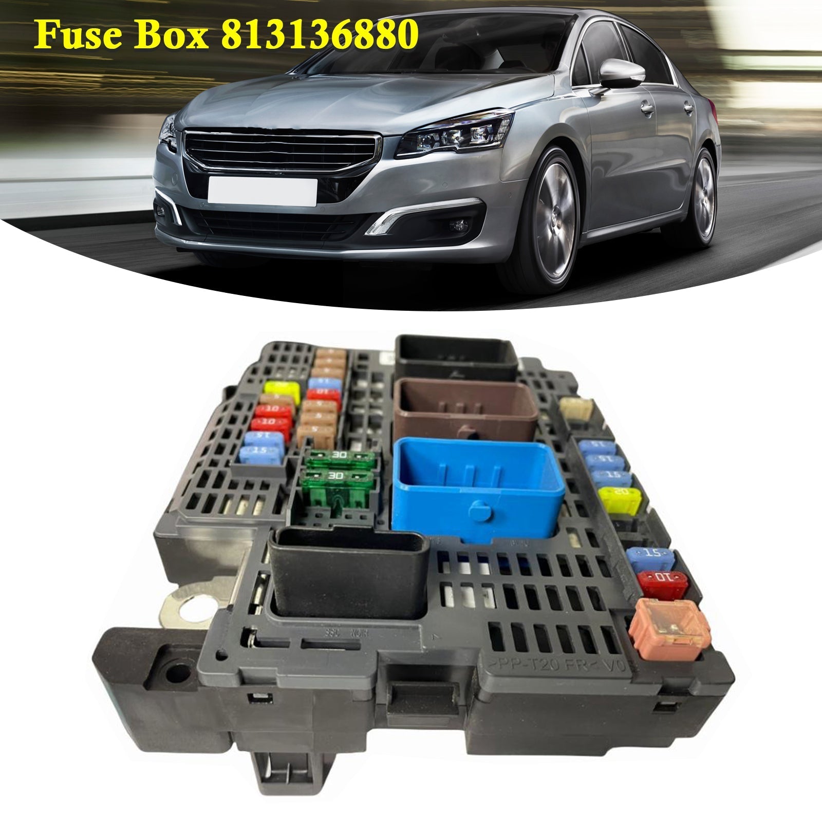 Fuse Box Module BSM 9813136880 For Peugeot 508 Citroen C4L 2012-2015
