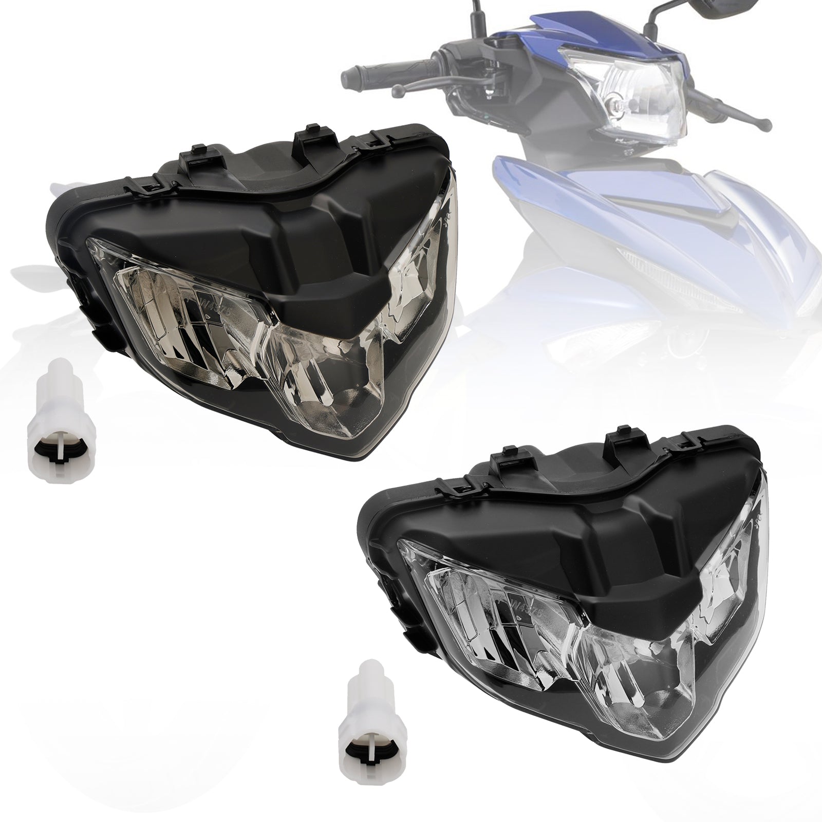 Yamaha Y15ZR V2 2019-2021 Faro delantero Rejilla Faro Protector LED