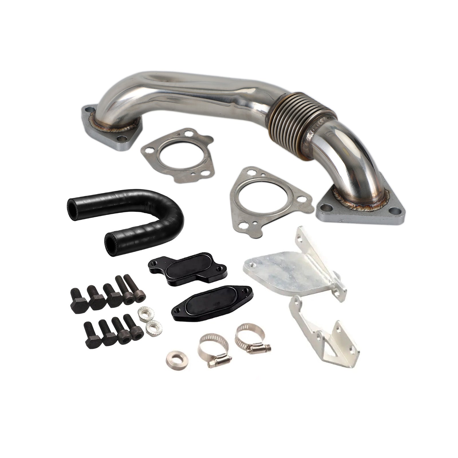 2007.5-2010 GMC TopKick C4500 C5500 EGR Delete Kit & Passenger Up Pipe