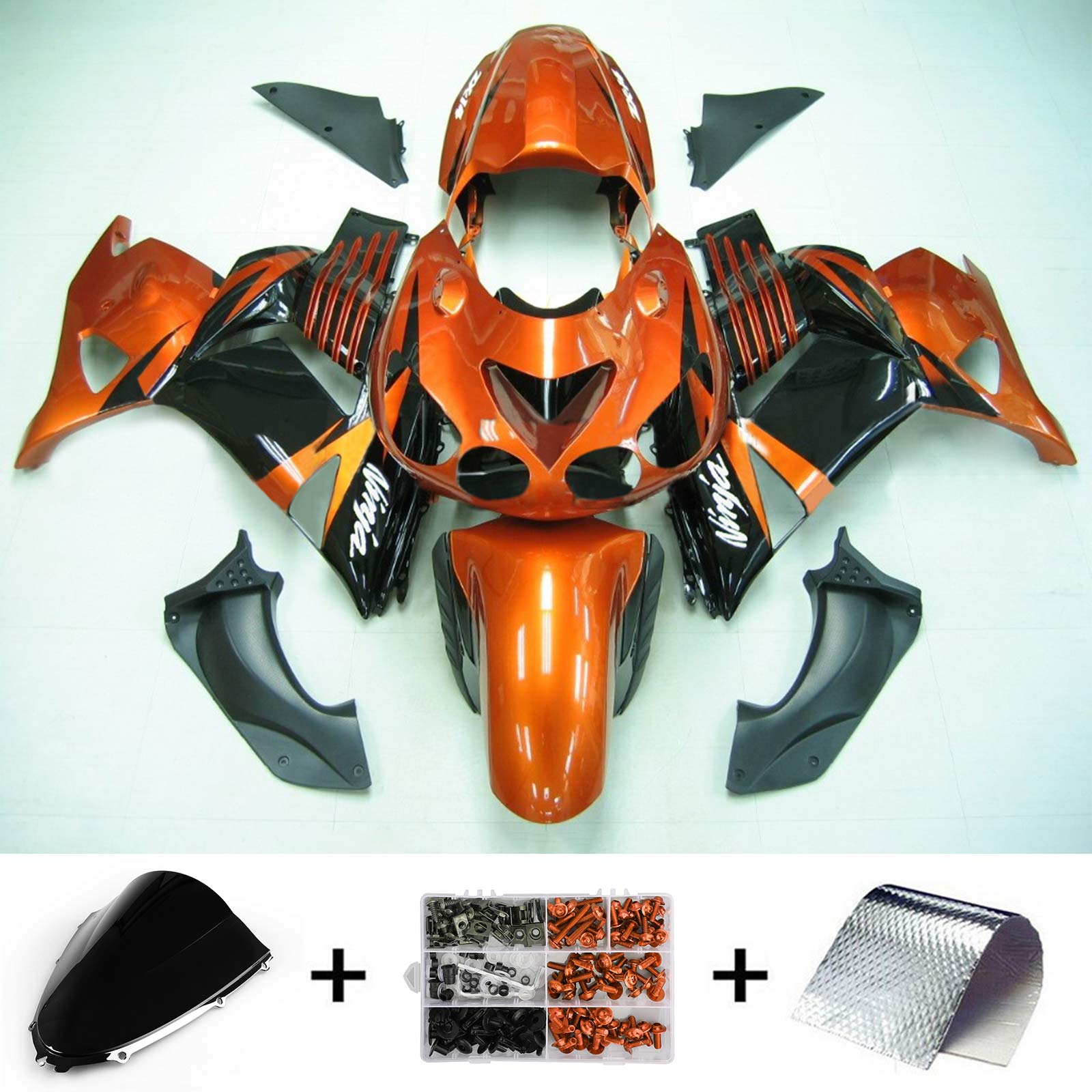 Kawasaki ZX14R 2006-2011 Fairing Kit Bodywork Plastic ABS