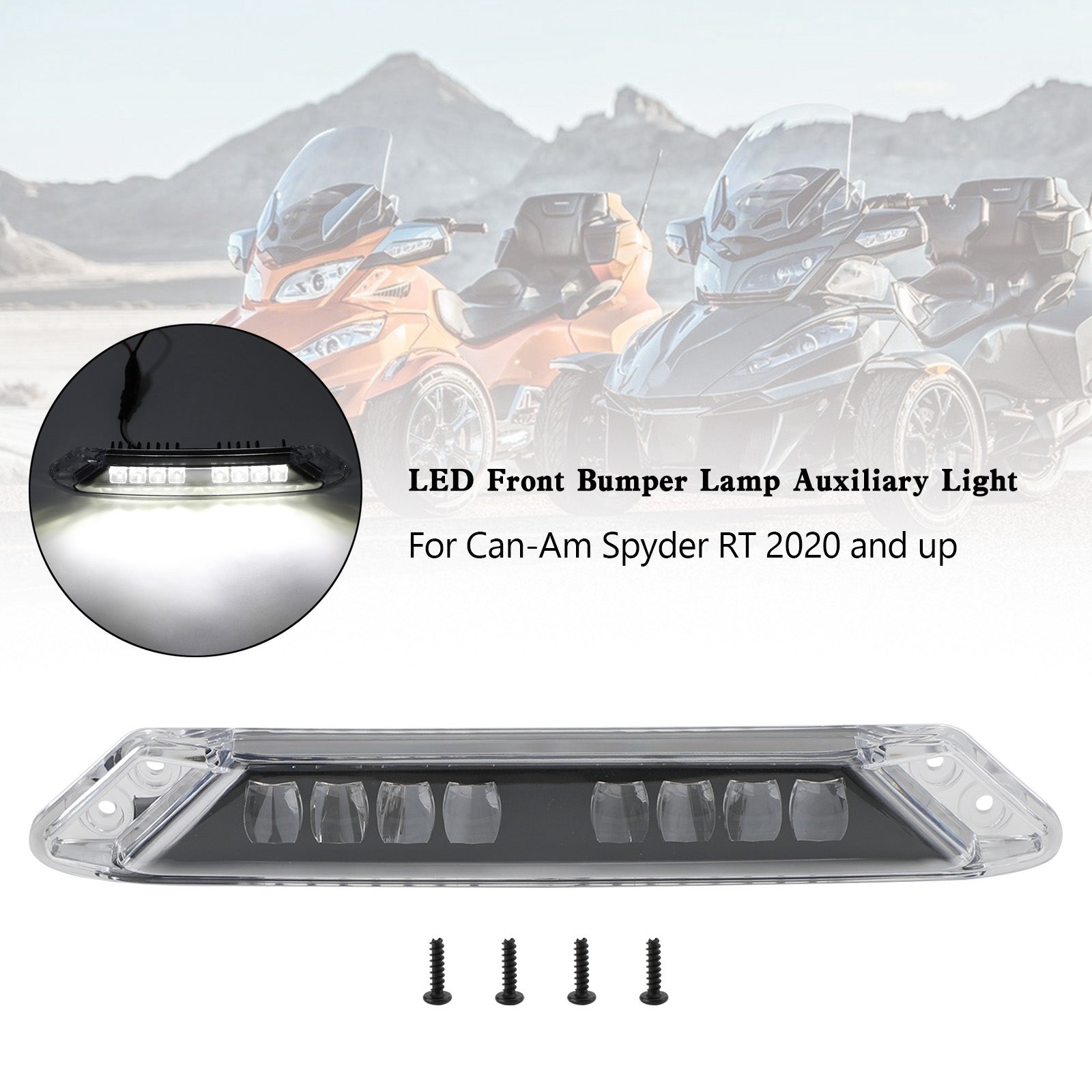 Can-Am Spyder RT 2020-2023 LED 219400991 Luz auxiliar para parachoques delantero