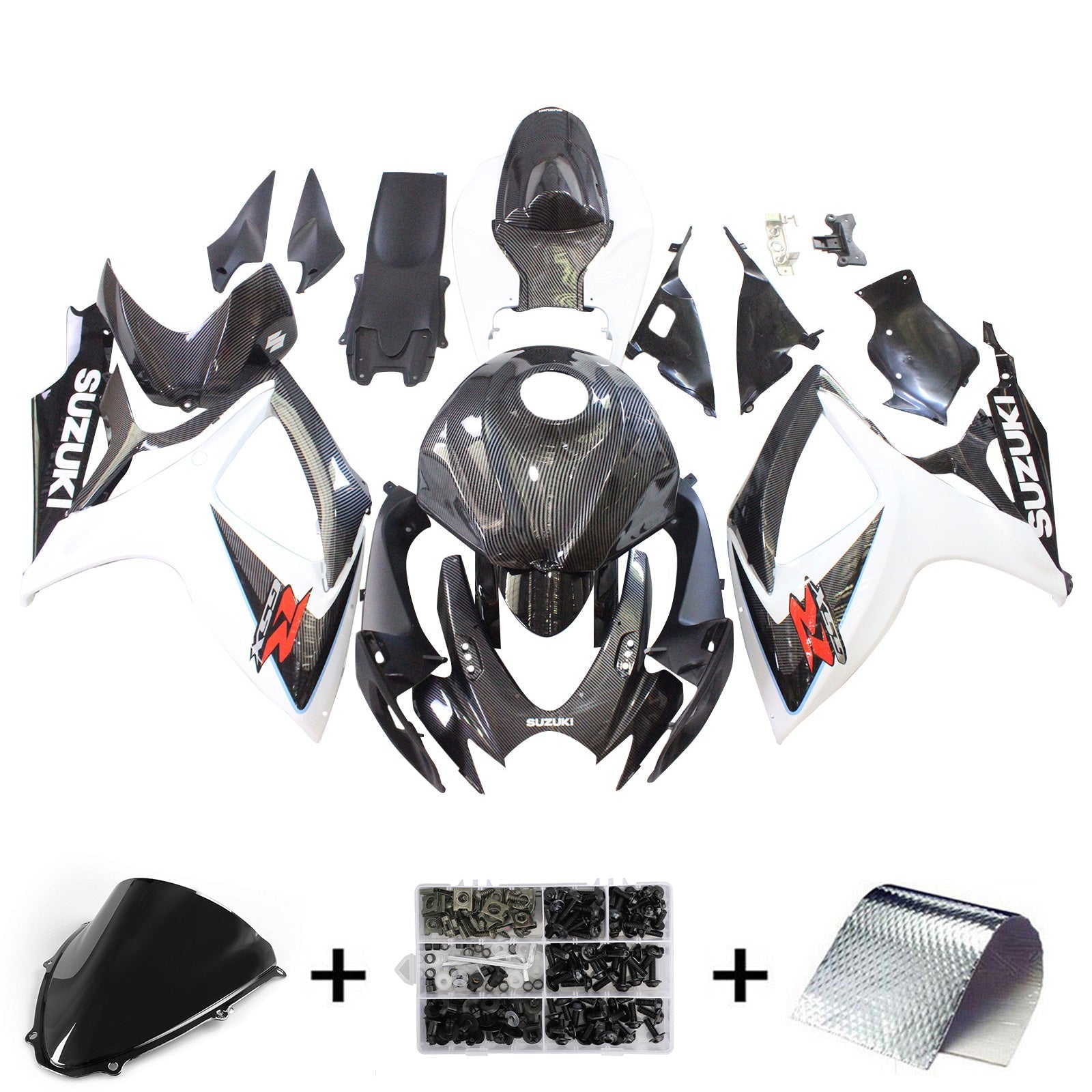 Suzuki GSXR 600/750 2006-2007 K6 Fairing Kit Bodywork Plastic ABS