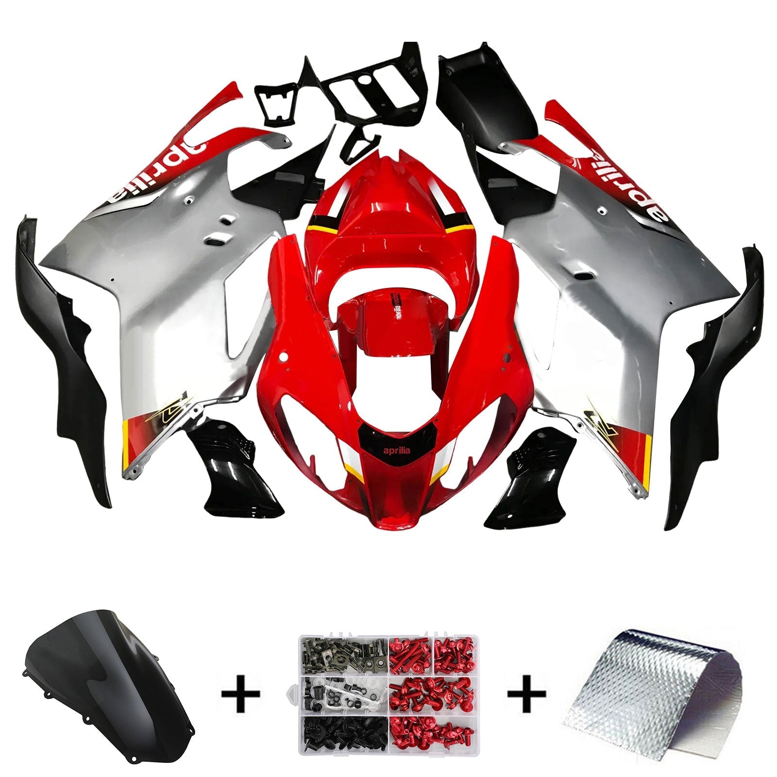 Amotopart Aprilia RSV1000 2003-2006 Fairing Kit Bodywork Plastic