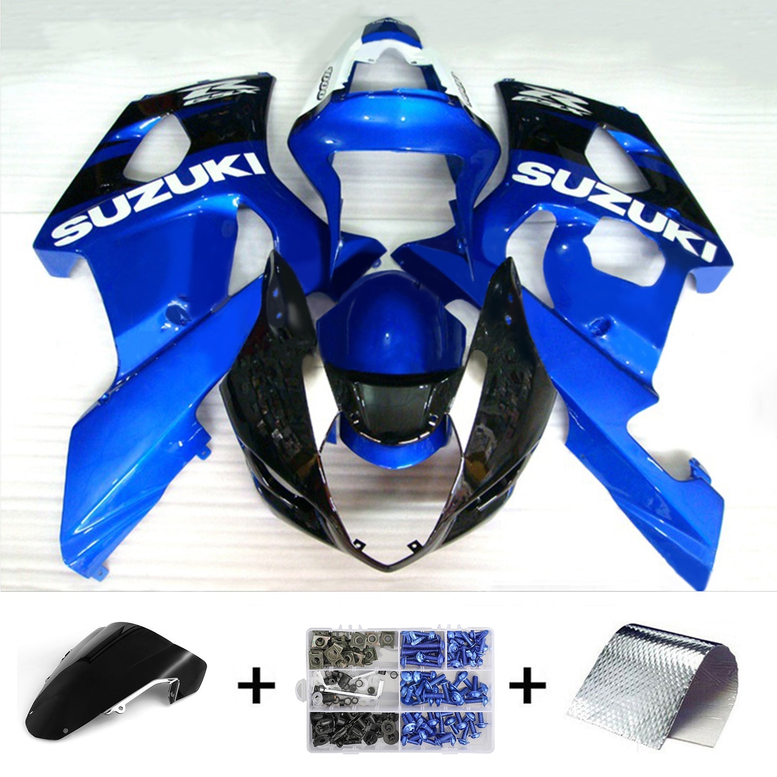 Suzuki GSXR1000 2003-2004 K3 Fairing Kit Bodywork Plastic ABS