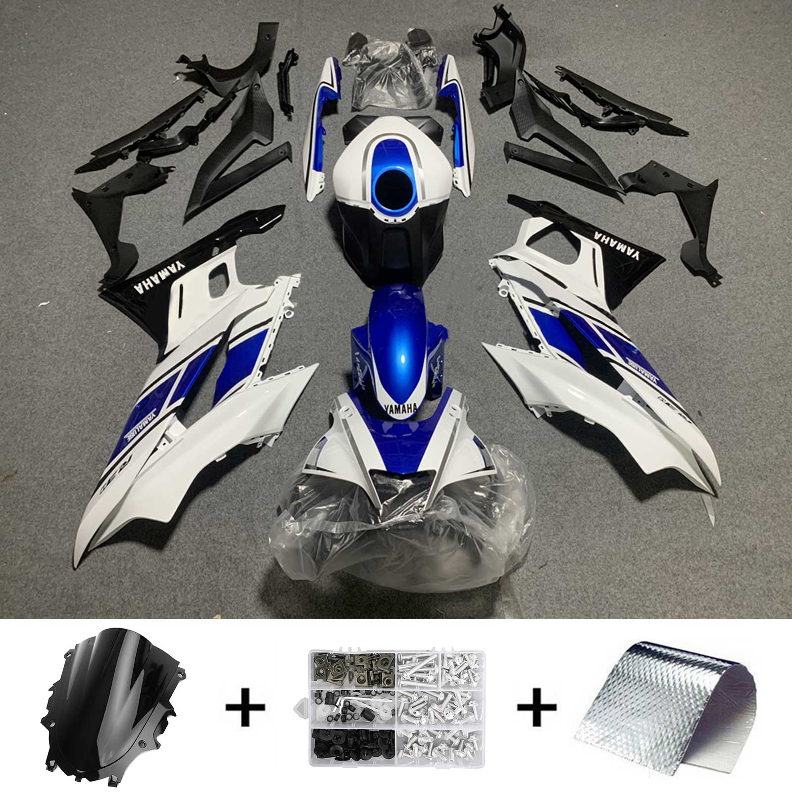 Yamaha YZF-R3 R25 2022-2023 Fairing Kit Bodywork Plastic ABS