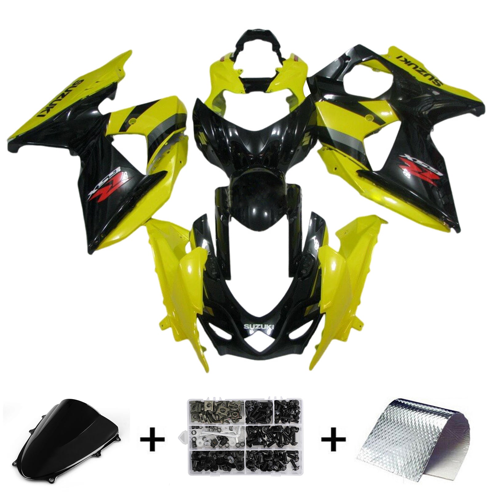 Amotopart Suzuki GSXR1000 2009-2016 K9 Fairing Kit Bodywork Plastic ABS