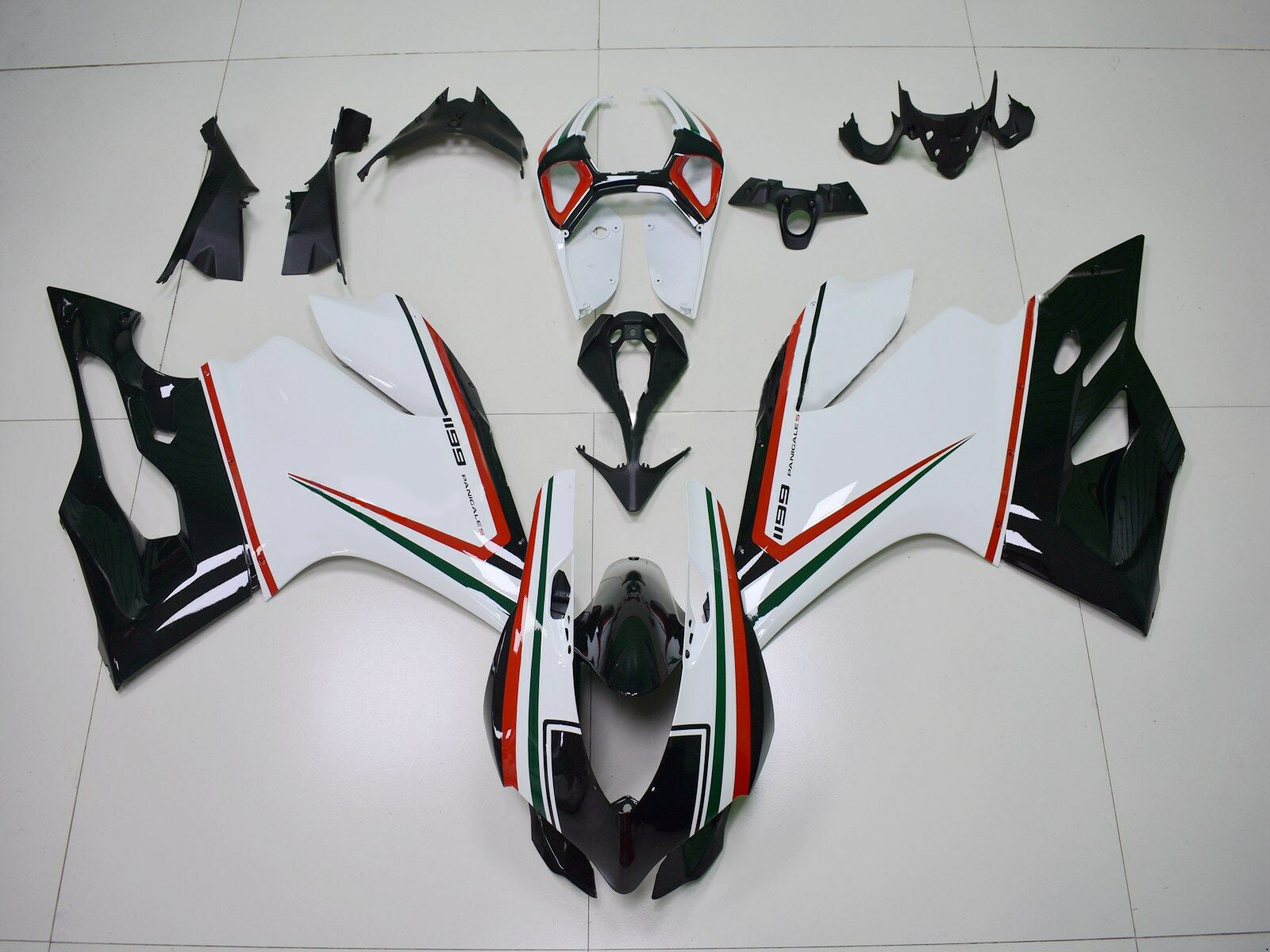 Kit de carenado carrocería ABS apto para Ducati 1199 899 2012-2014 genérico