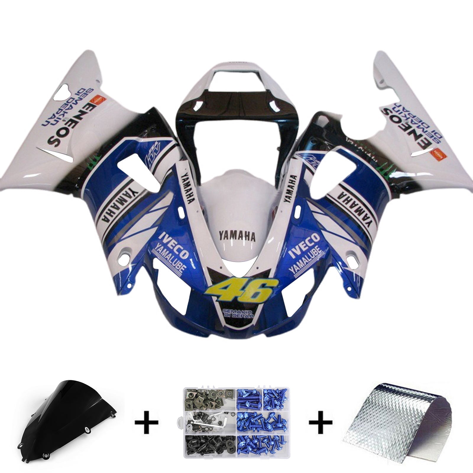 Yamaha YZF-R1 1998-1999 Fairing Kit Bodywork Plastic ABS