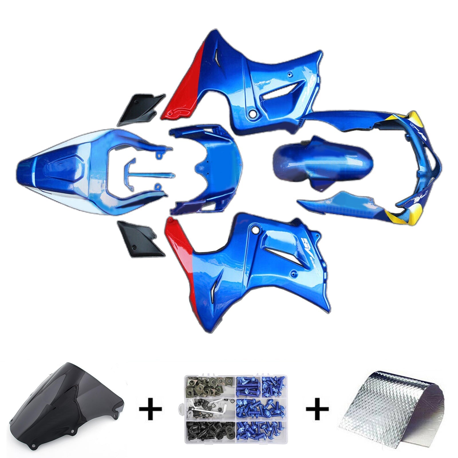 Amotopart Suzuki SV650 2003-2013 Fairing Kit Bodywork Plastic ABS