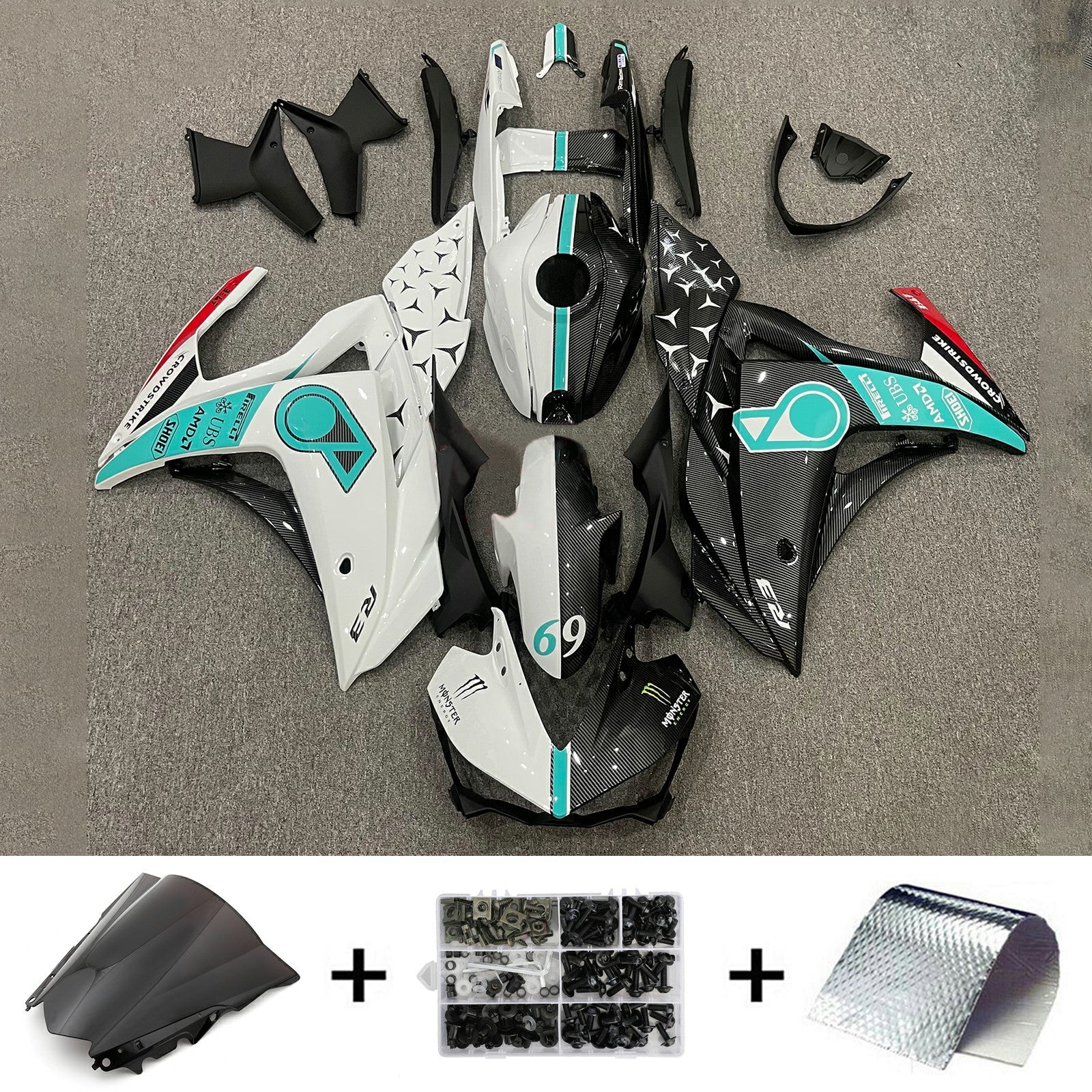 Yamaha YZF-R3 2014-2018 R25 2015-2017 Fairing Kit Bodywork ABS