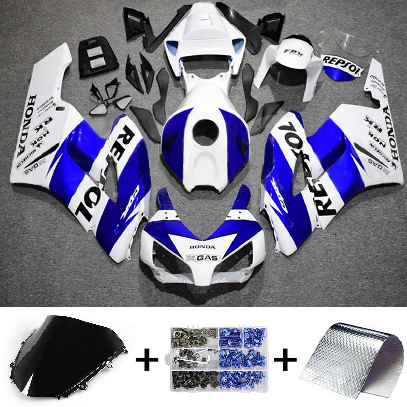 Honda CBR1000RR 2004-2005 Kit Carenado Carrocería Plástico ABS