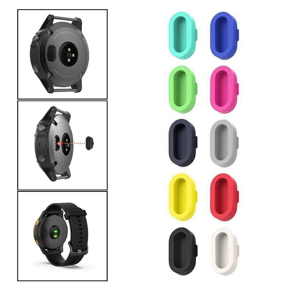 10PCS Colorful Silicone Charger Port Protector Anti-dust Fit For Garmin Fenix 5