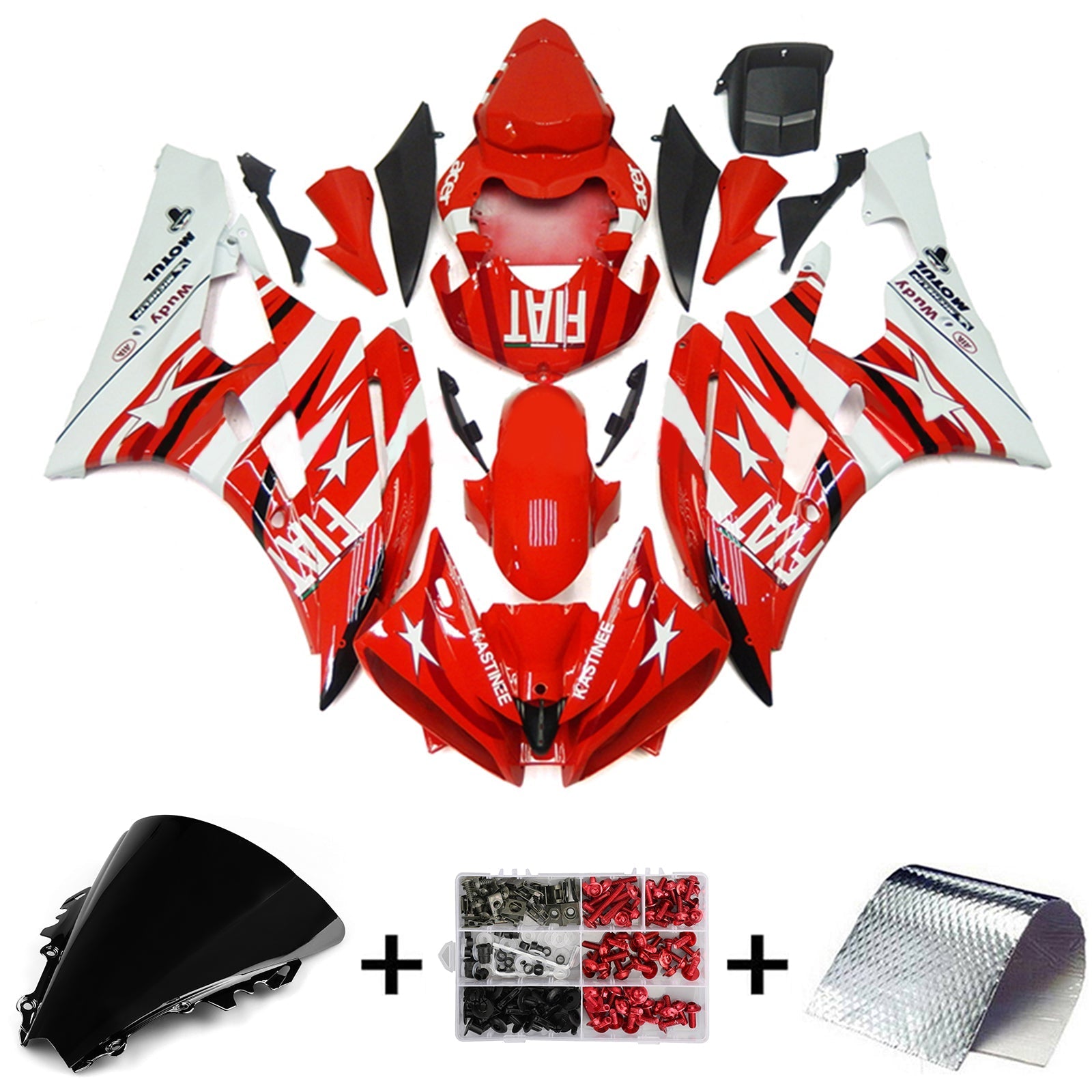 Yamaha YZF 600 R6 2006-2007 Fairing Kit Bodywork Plastic ABS